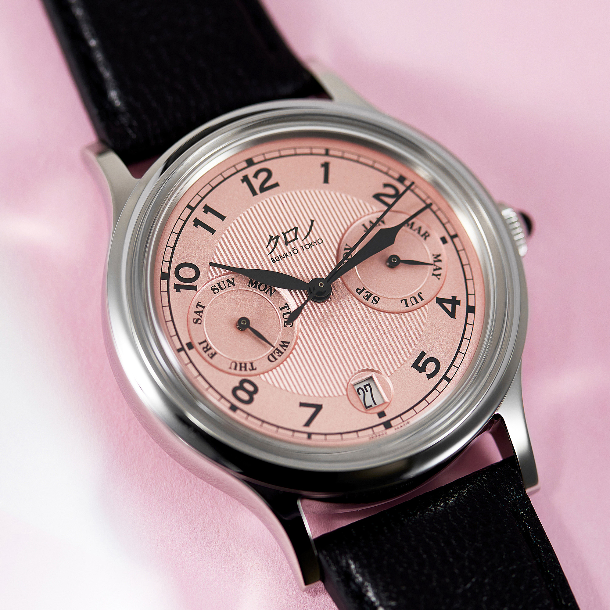 Grand Jubilee Calendar Steel Pink Dial 38mm Product Image