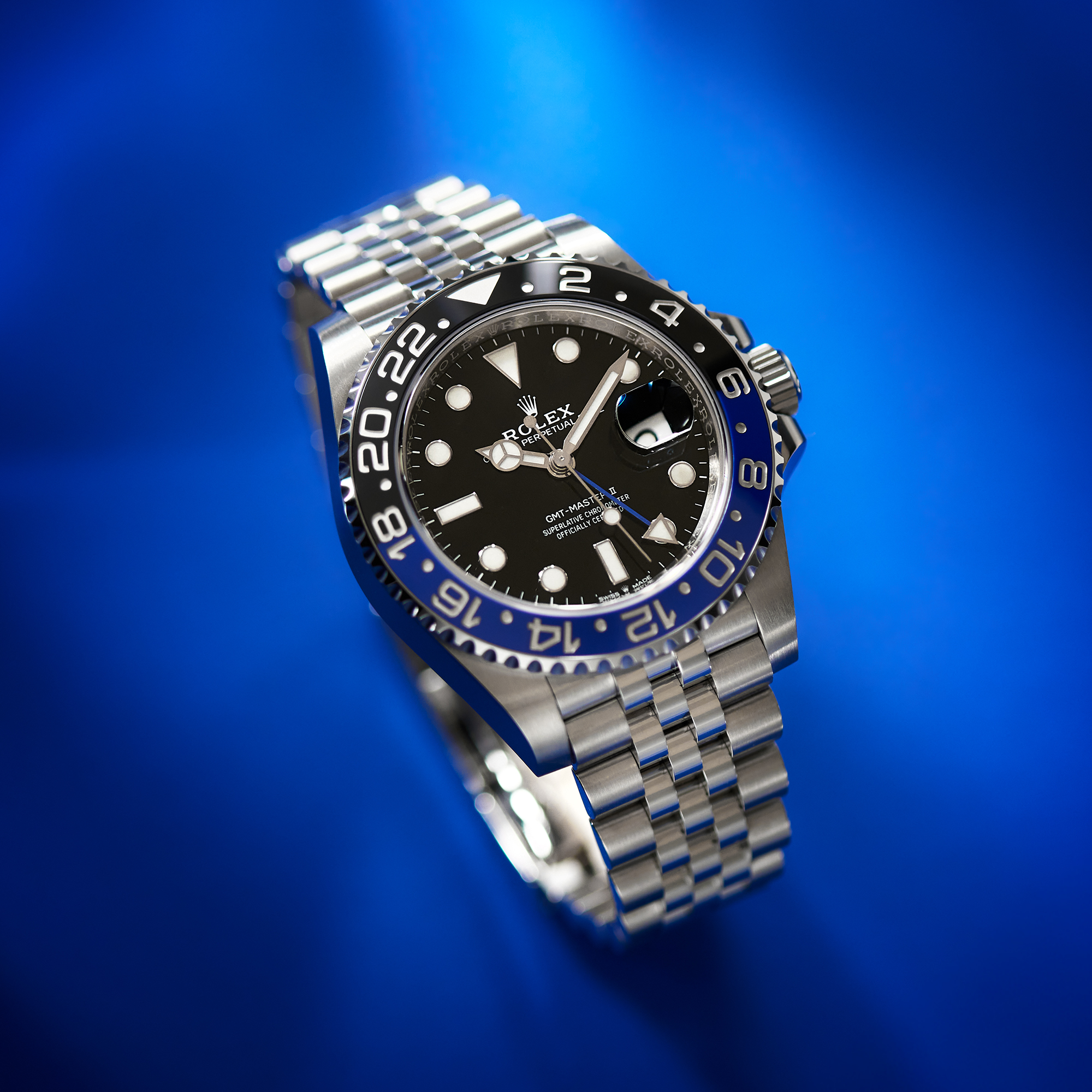 GMT-Master II Steel Jubilee Black Dial "Batgirl" 40mm Product Image 2