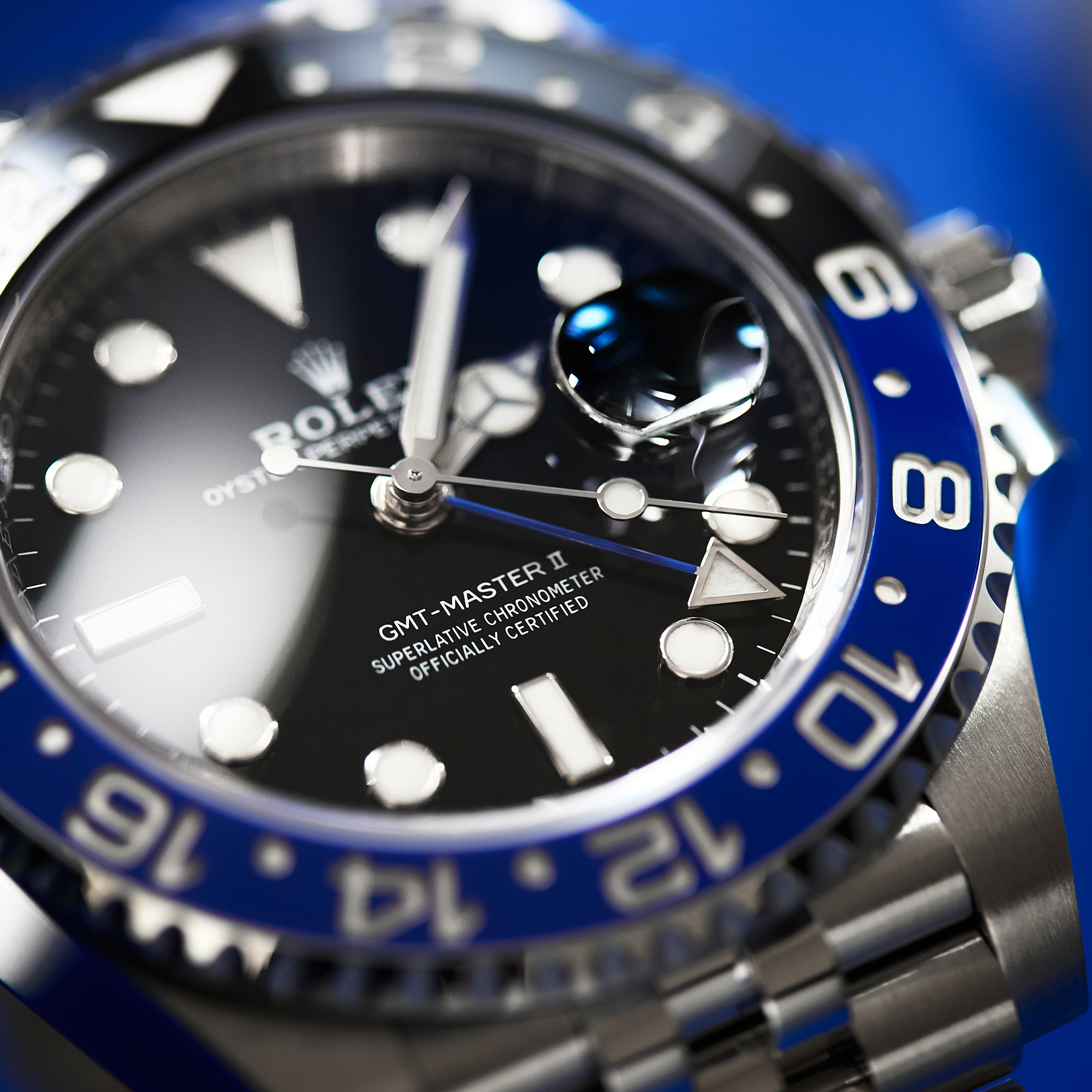 GMT-Master II Steel Jubilee Black Dial "Batgirl" 40mm Product Image 4