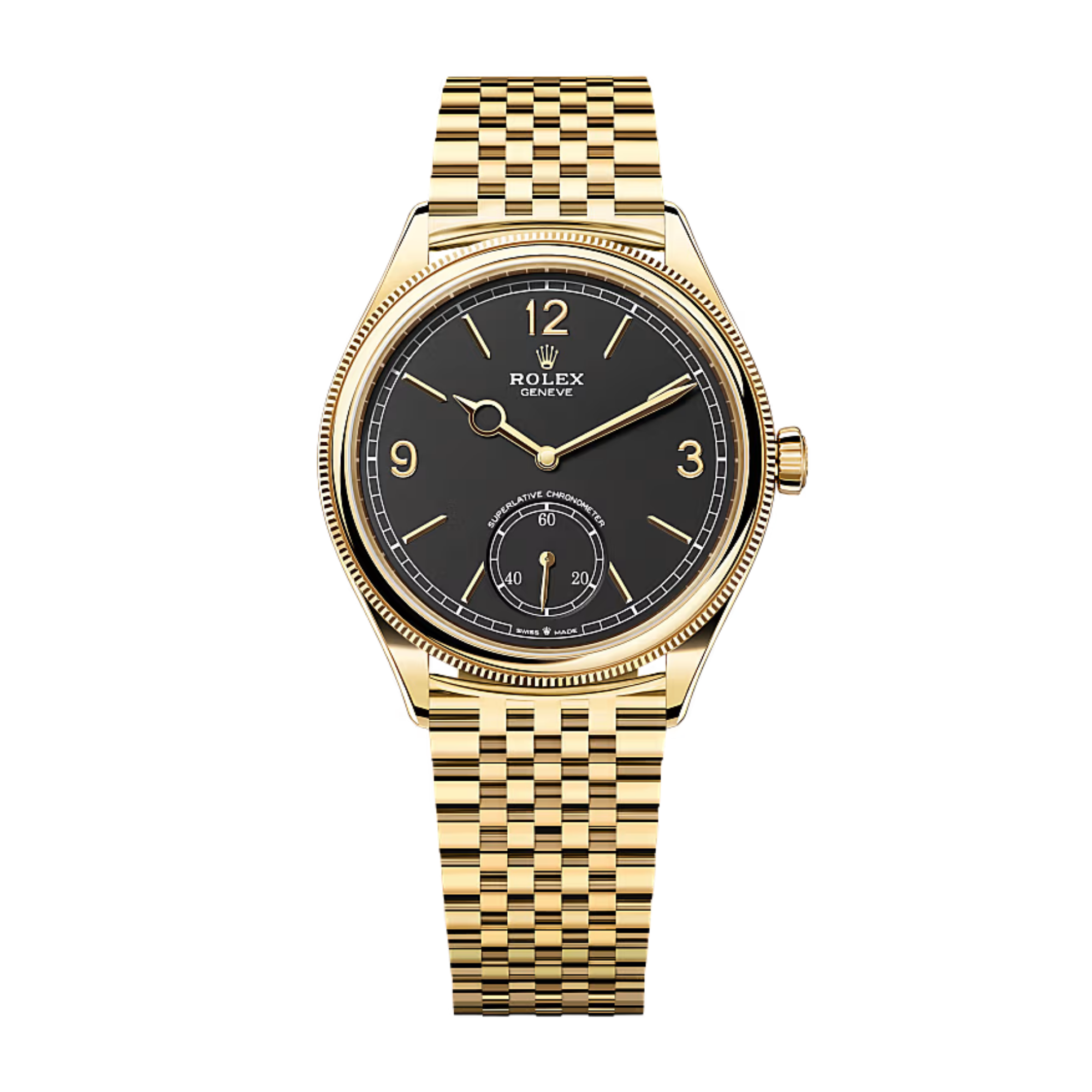 1908 Yellow Gold Black Dial 39mm Product Image