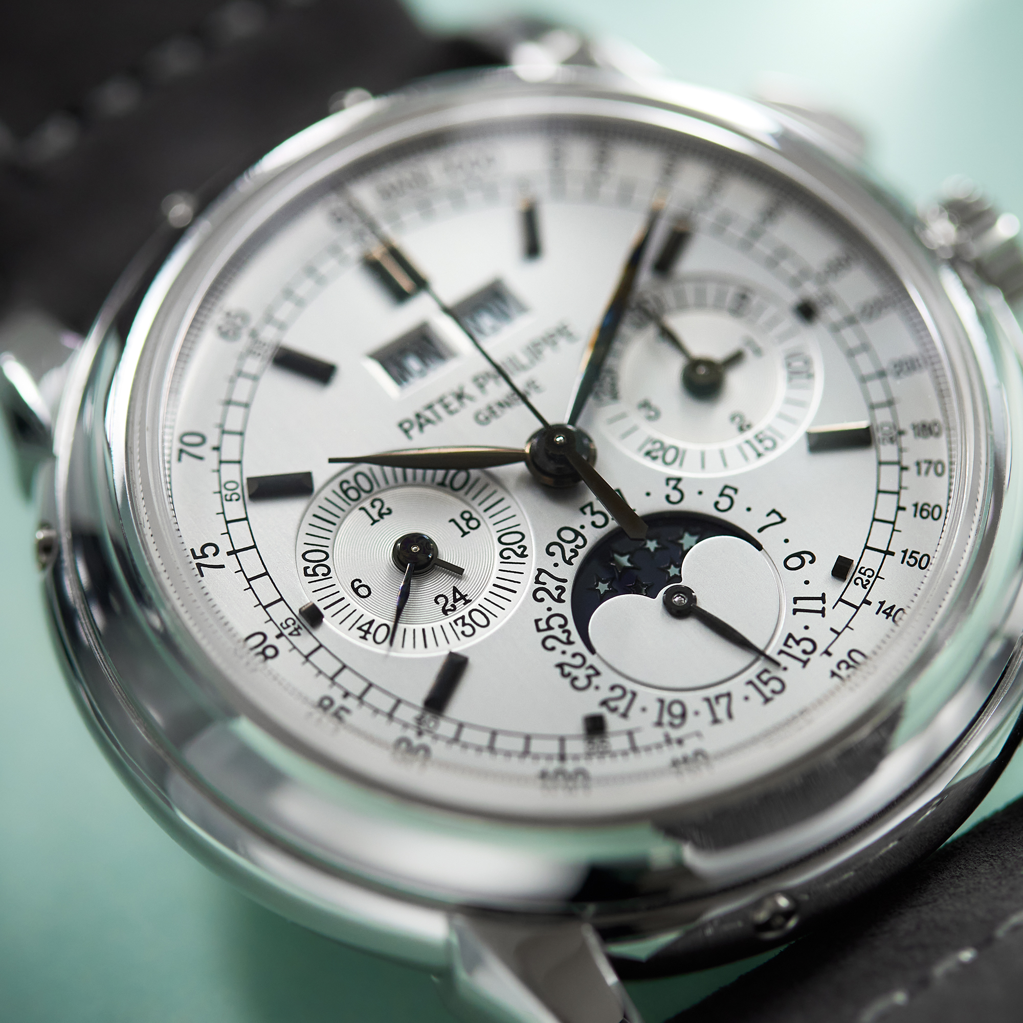 Perpetual Calendar Chronograph White Gold Silver Dial 40mm Product Image 14