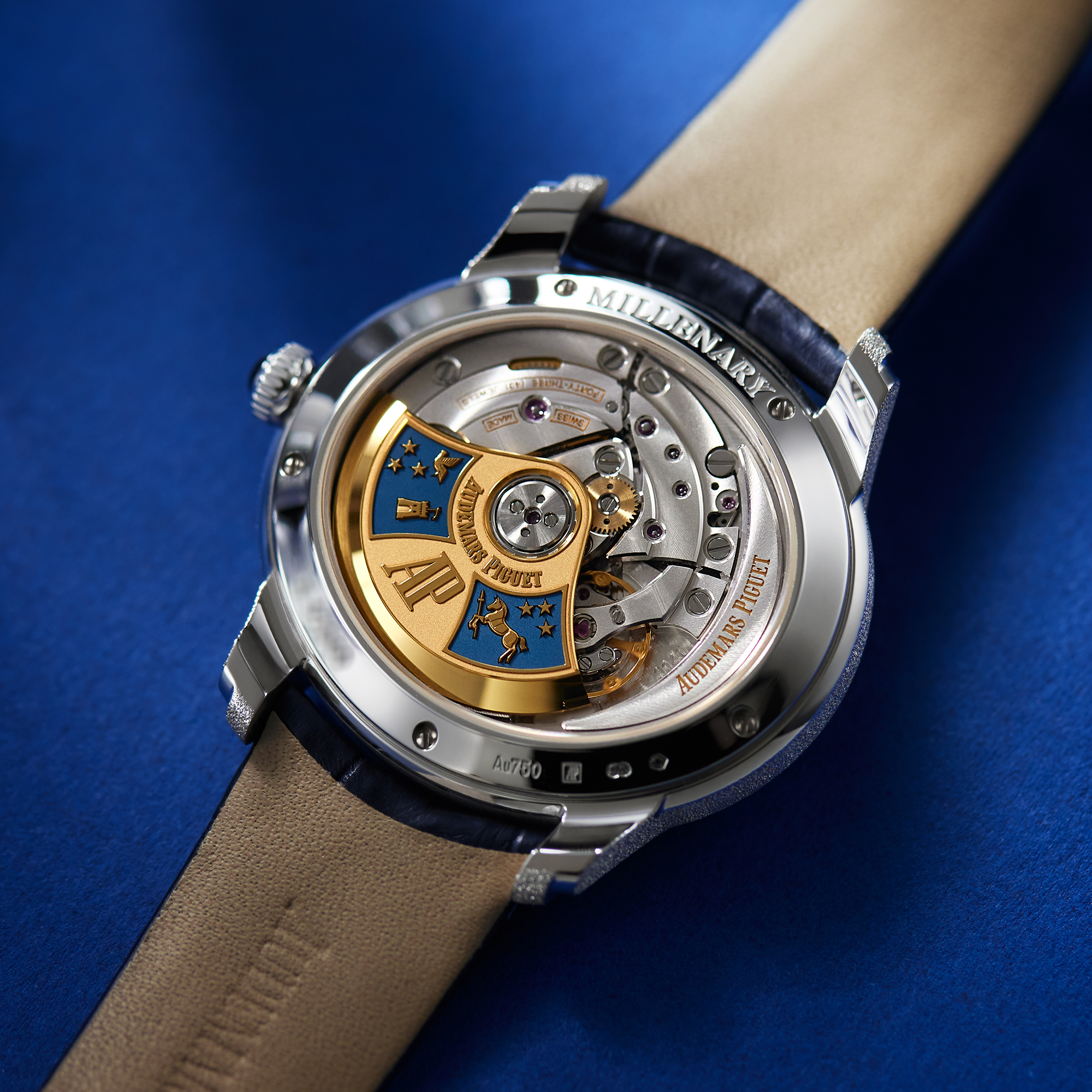 Millenary Philosophique Frosted White Gold Blue Dial 40mm Product Image 15