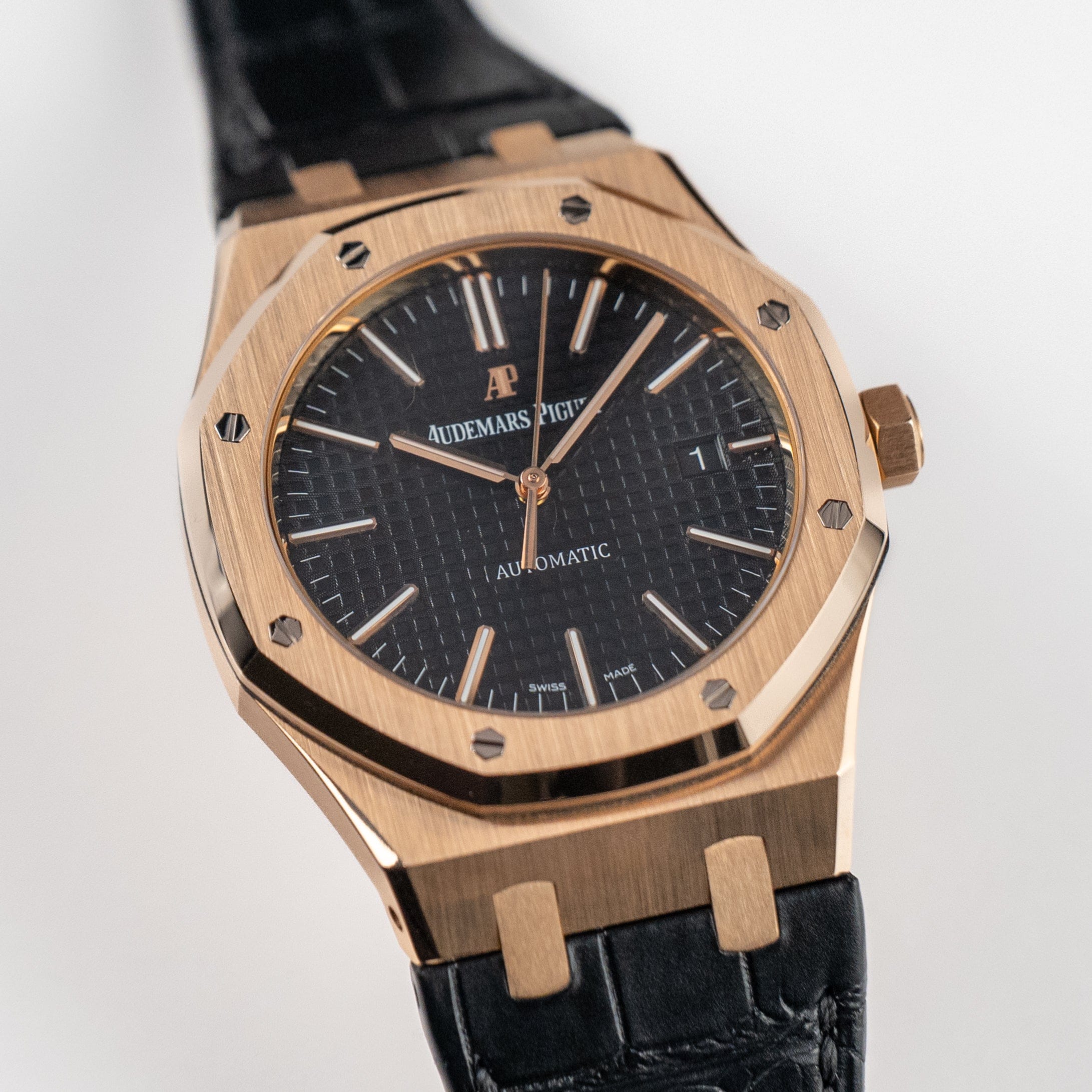 Royal Oak Rose Gold Black Dial 41mm Product Image 1