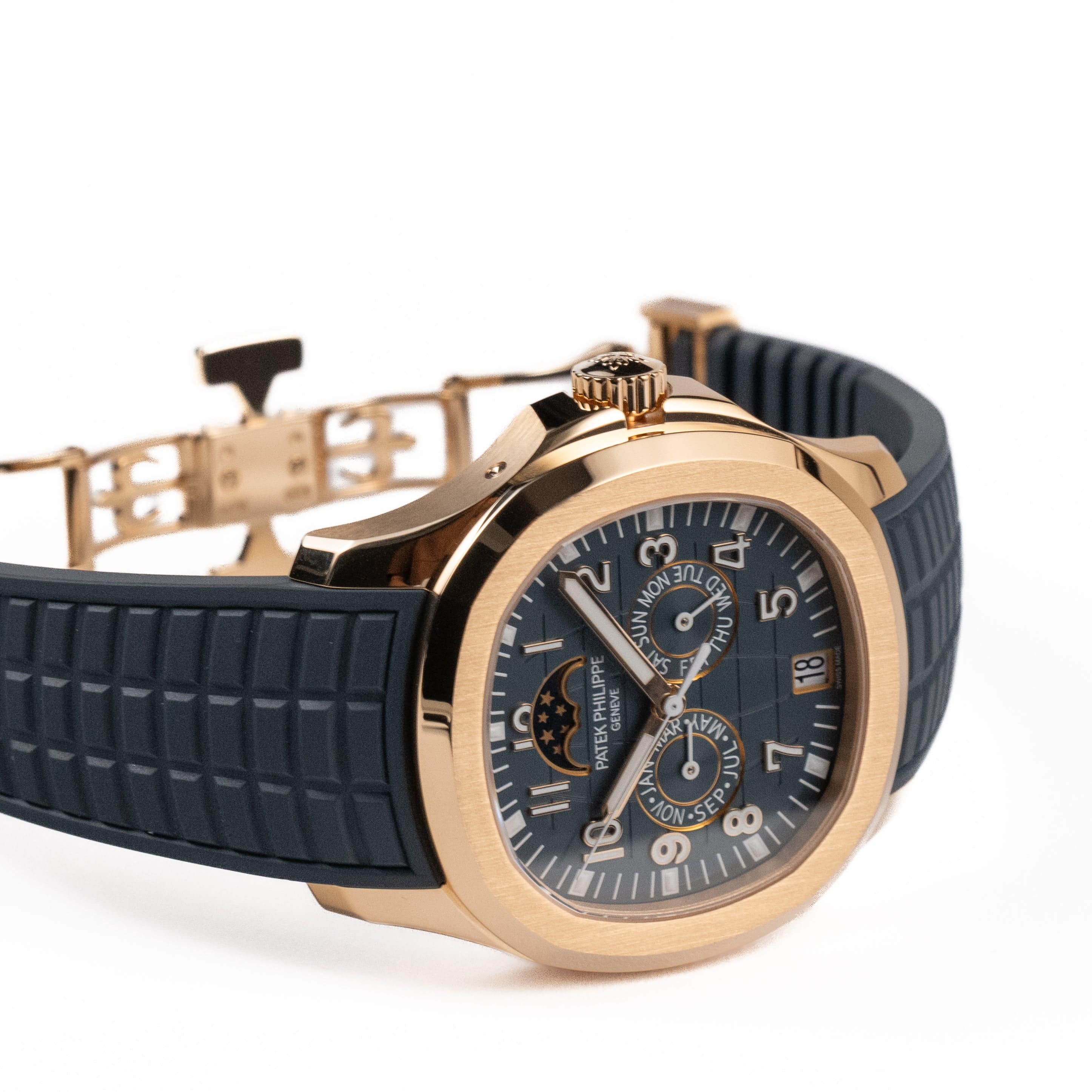 Aquanaut Luce Annual Calendar Rose Gold Blue Dial 39mm Product Image 3