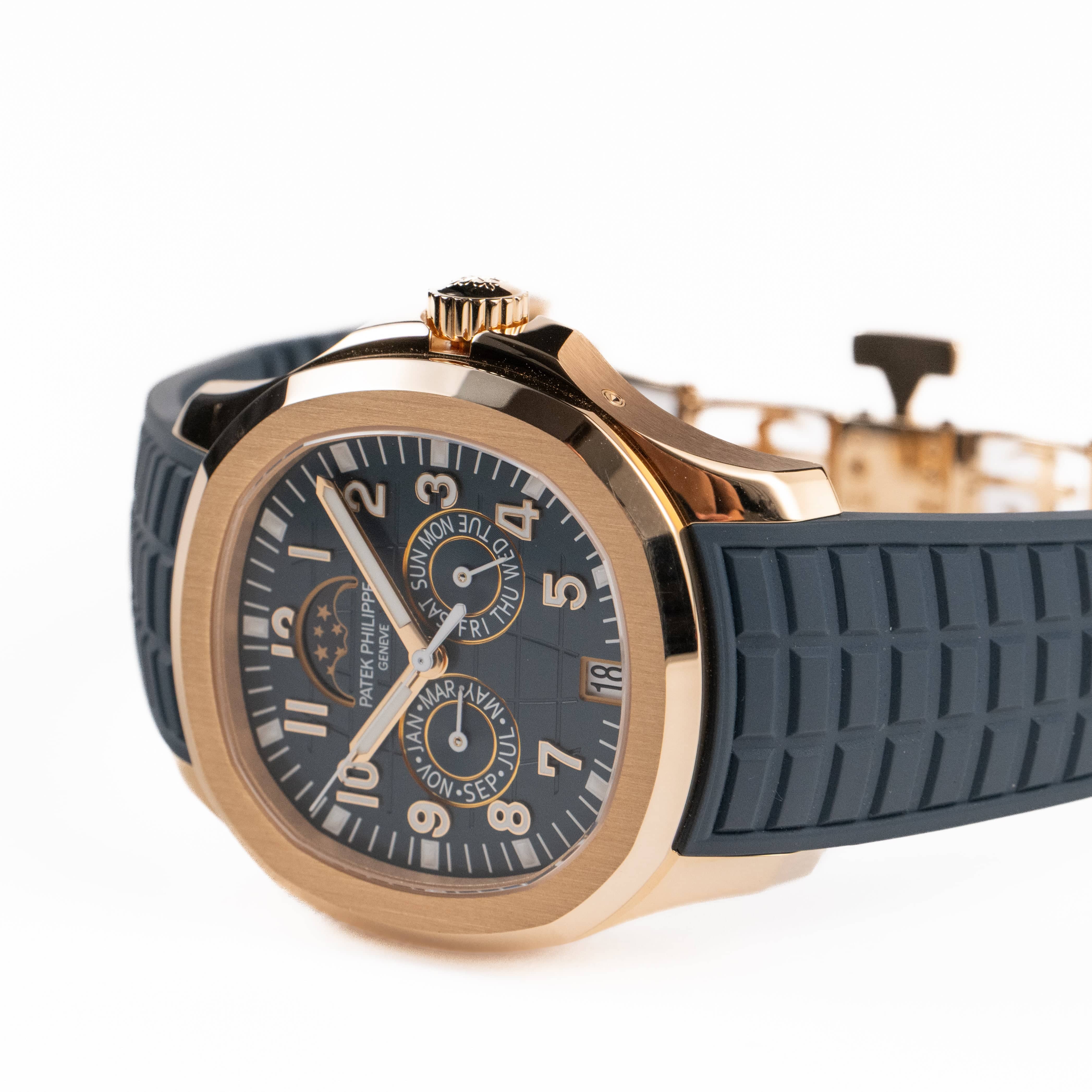 Aquanaut Luce Annual Calendar Rose Gold Blue Dial 39mm Product Image 2