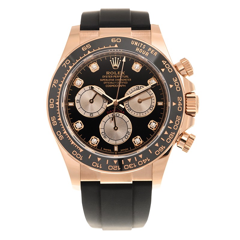 Daytona Rose Gold Oysterflex Black Dial 40mm Product Image 1