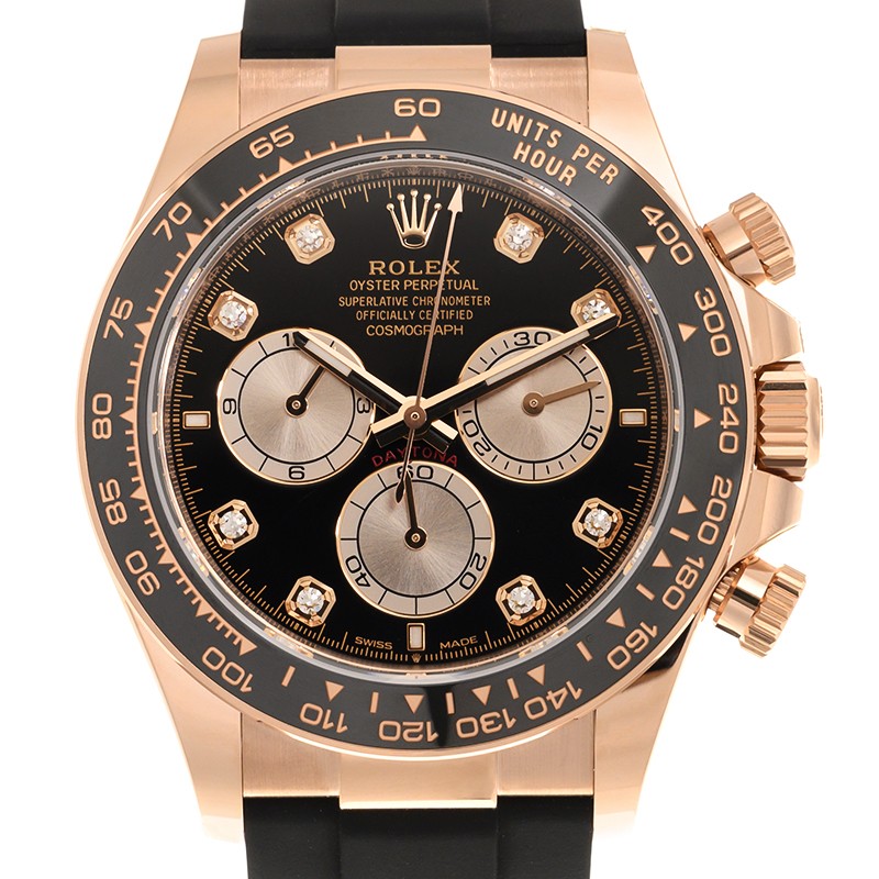 Daytona Rose Gold Oysterflex Black Dial 40mm Product Image 3