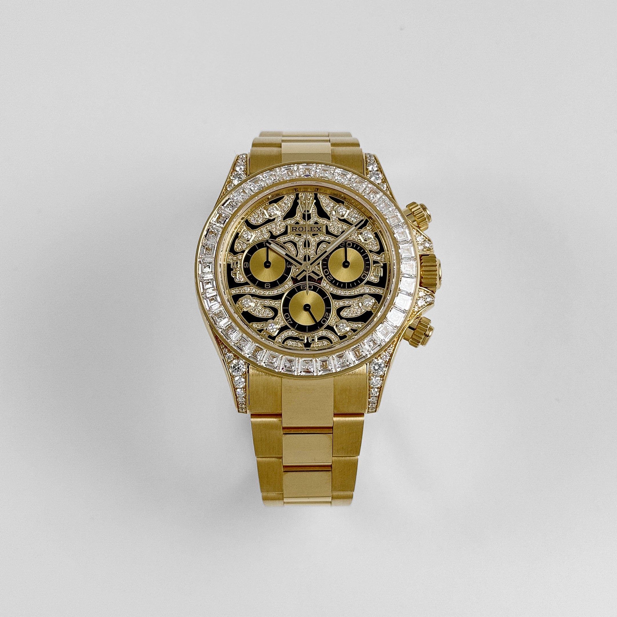 Daytona "Eye of the Tiger" Yellow Gold Diamond Tiger Pave Dial 40mm Product Image 1