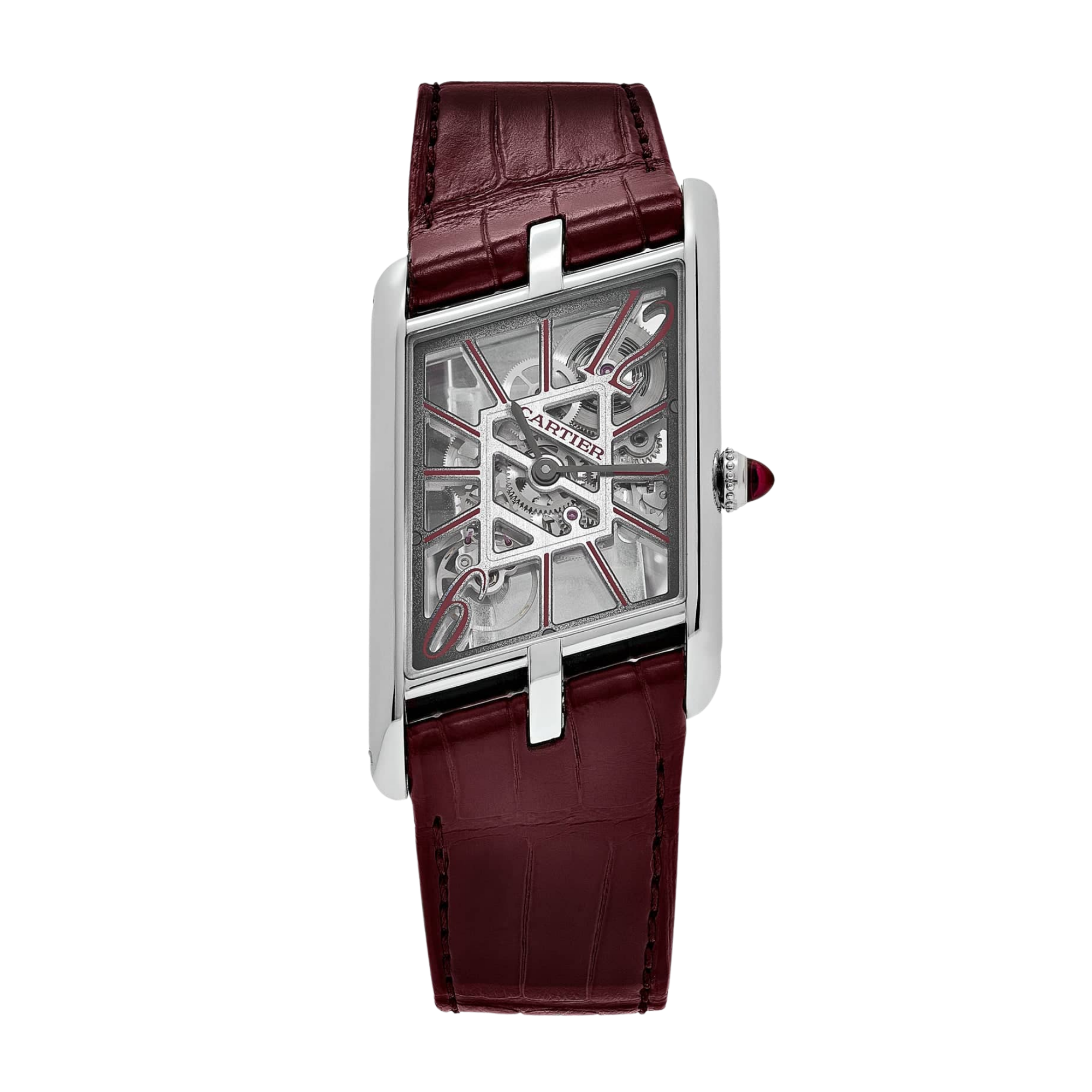 Tank Asymétrique Large Limited Edition Platinum Skeleton Dial 26mm Product Image