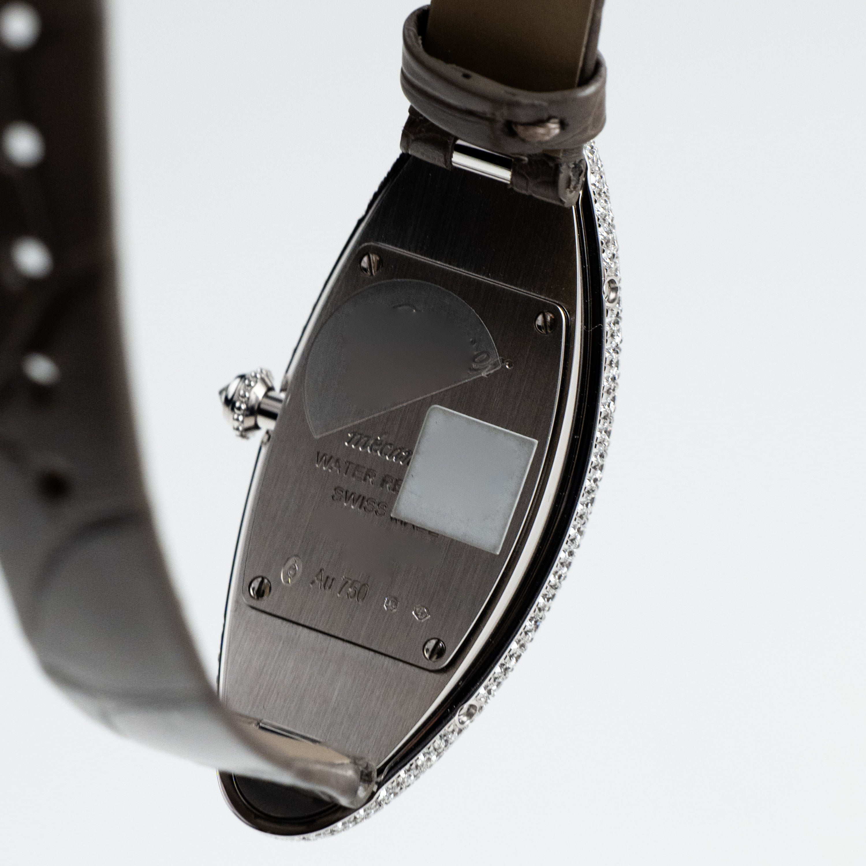 Baignoire Allongée Medium White Gold Diamond Silver Dial 21mm Product Image 8