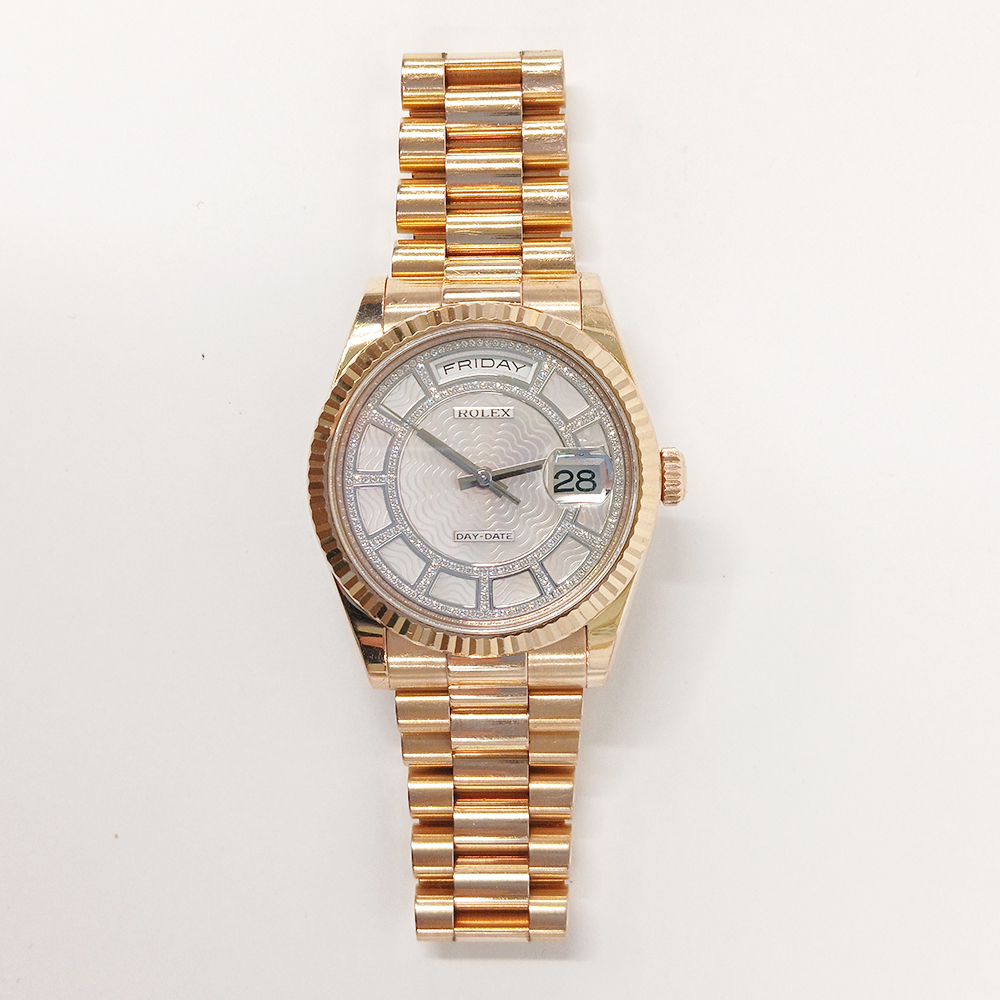 Day-Date Rose Gold Mother of Pearl Dial 36mm Product Image 1