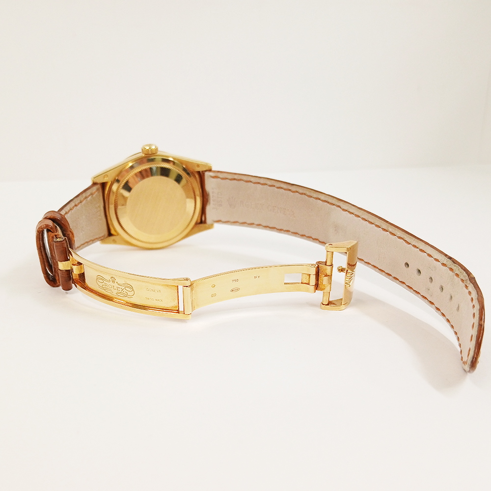 Day-Date Yellow Gold Cognac Dial 36mm Product Image 9