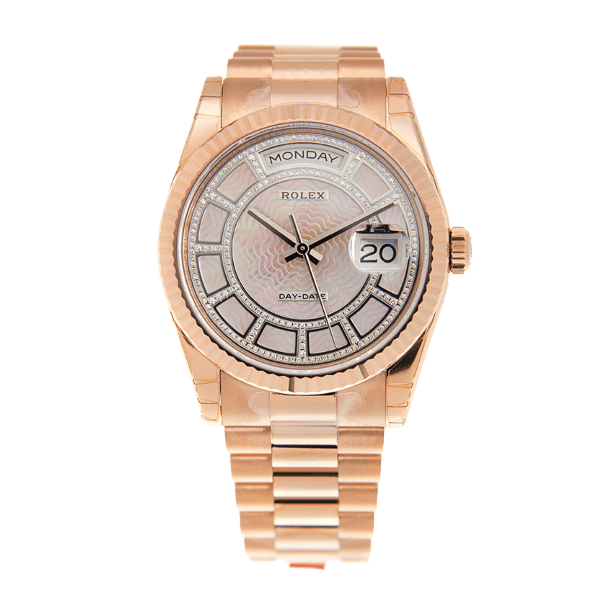 Day-Date Rose Gold Mother of Pearl Dial 36mm Product Image