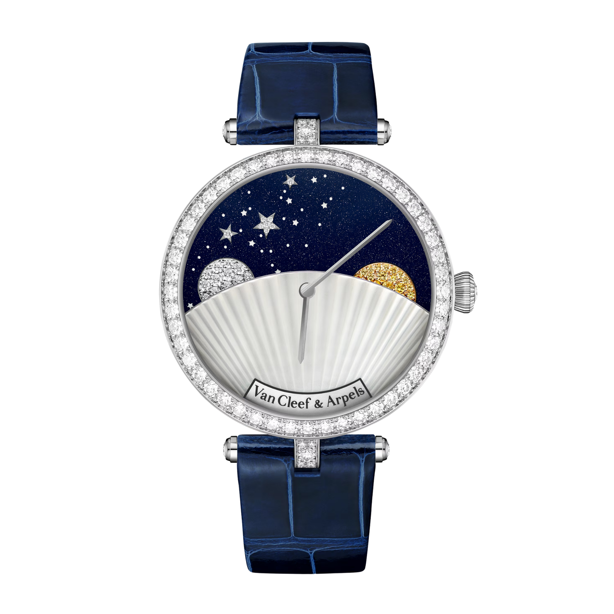 Lady Arpels Jour Nuit White Gold DIamond Mother of Pearl Dial 38mm Product Image