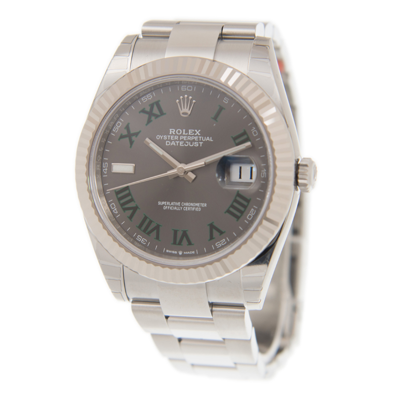 Datejust "Wimbledon" Steel Grey Dial 41mm Product Image 2