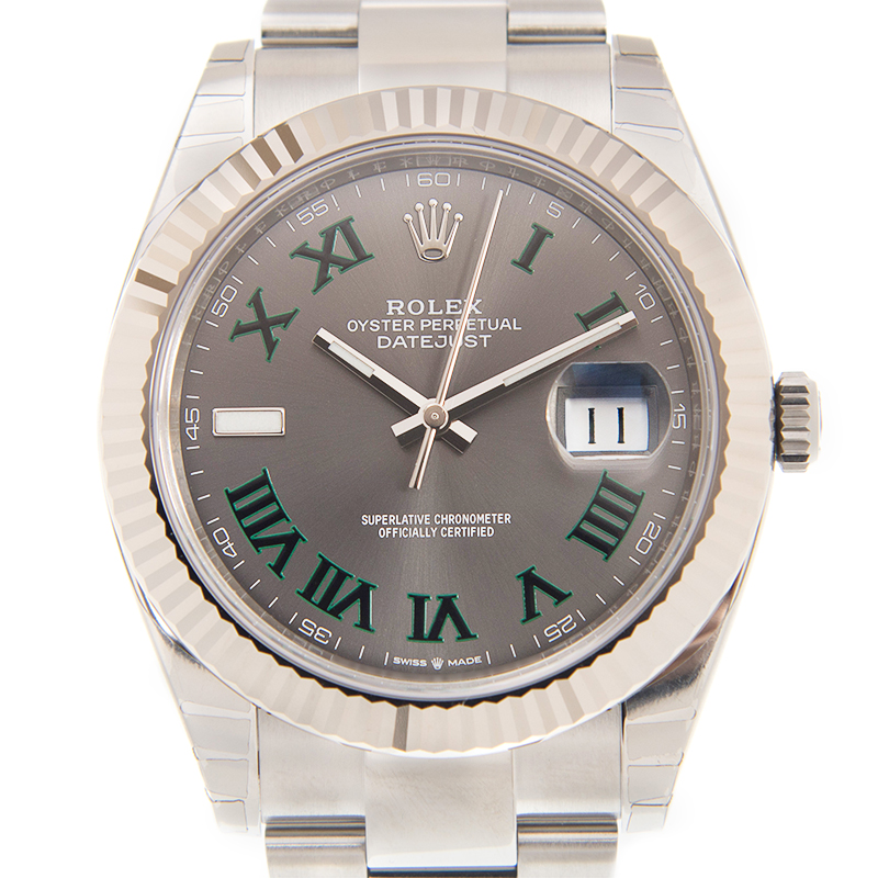 Datejust "Wimbledon" Steel Grey Dial 41mm Product Image 3