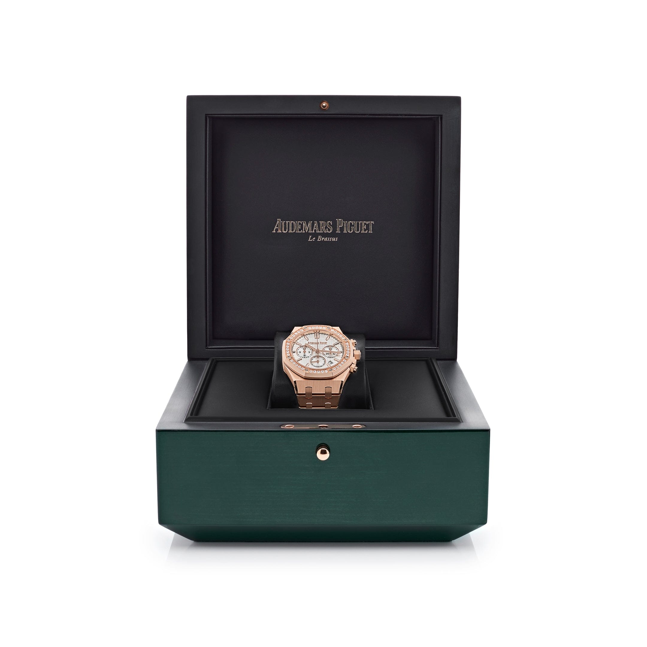Royal Oak Chronograph Rose Gold Diamond Silver Dial 38mm Product Image 9