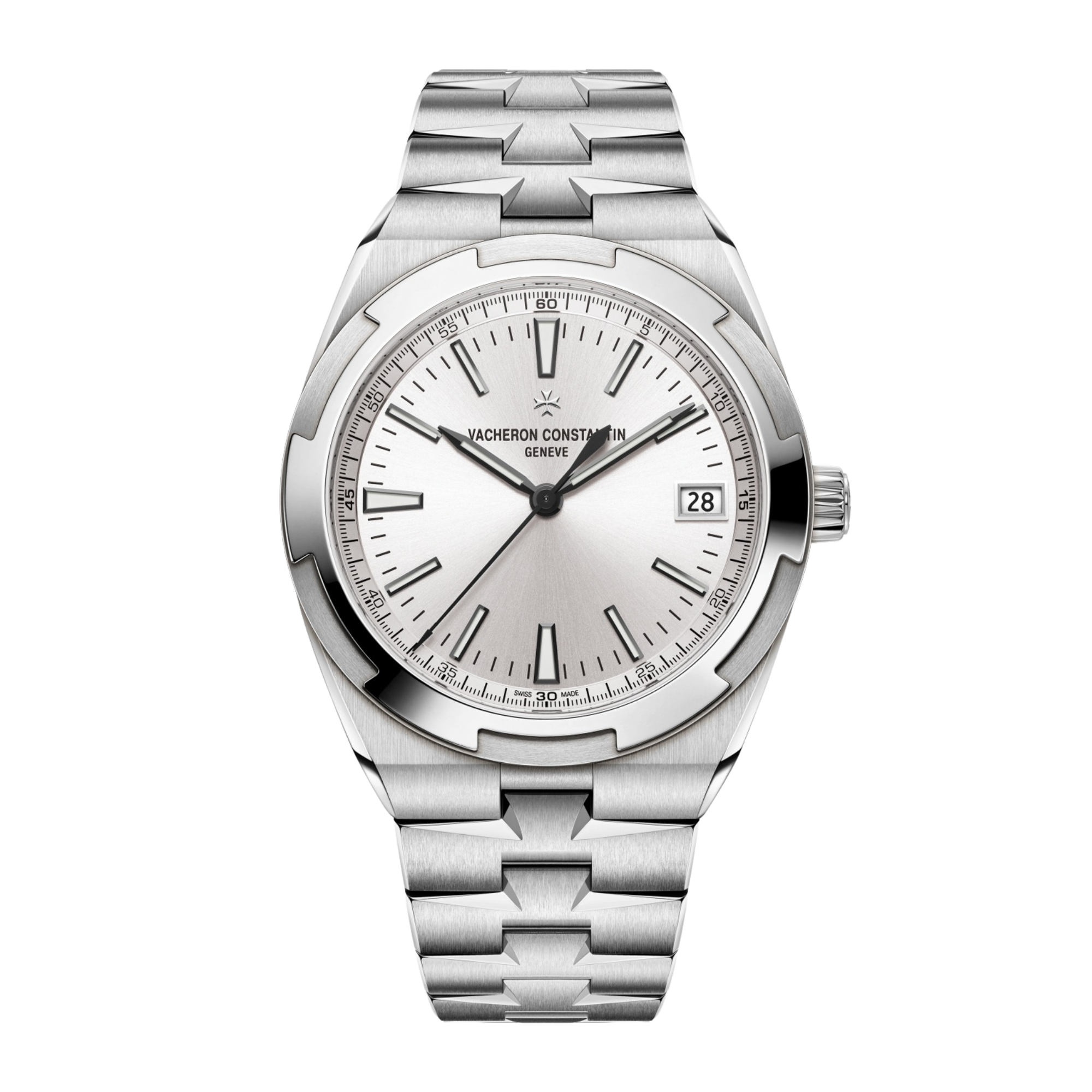 Overseas Date Steel Silver Dial 41mm Product Image