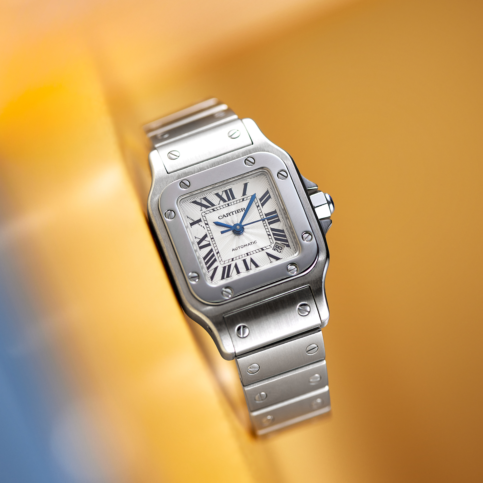 Santos Galbee Steel Silver Dial 24mm Product Image 11