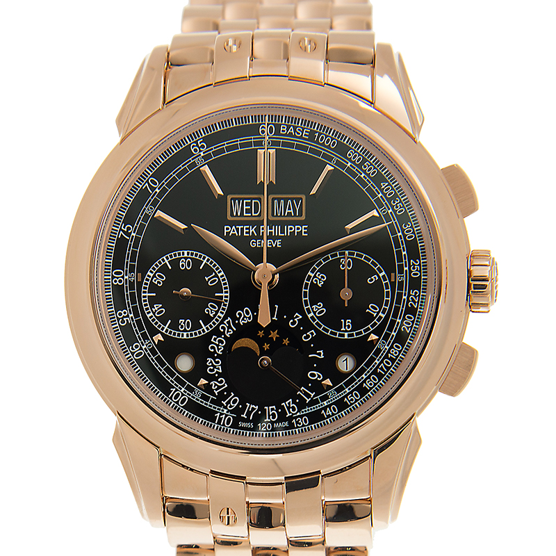 Perpetual Calendar Chronograph Rose Gold Black Dial 41mm Product Image 1