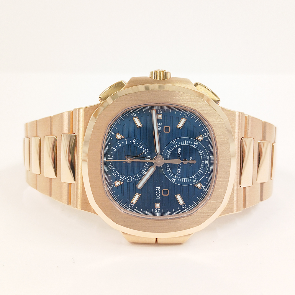 Nautilus Travel Time Rose Gold Blue Dial 40mm Product Image 2