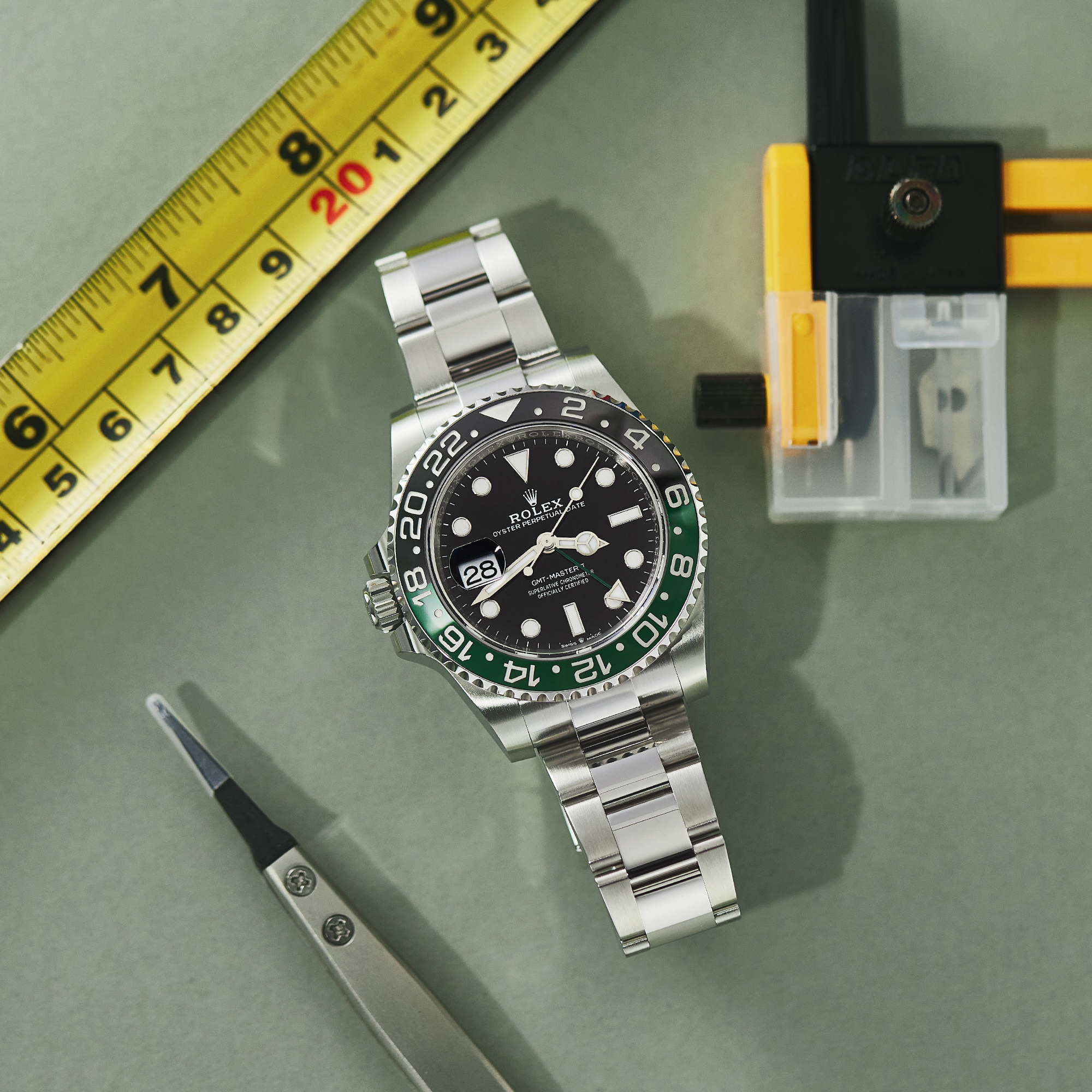 GMT-Master II Steel Black Dial "Sprite" 40mm Product Image 1