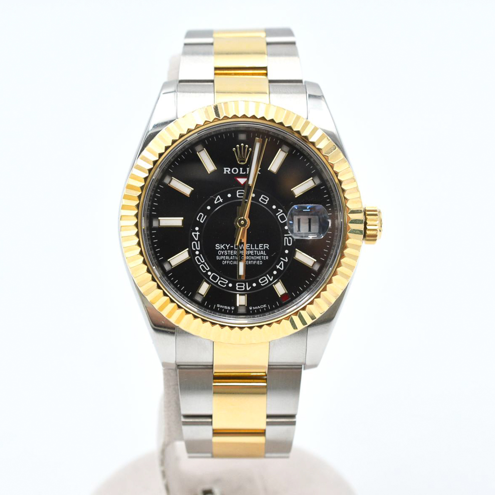 Sky-Dweller Yellow Gold & Steel Black Dial 42mm Product Image 1