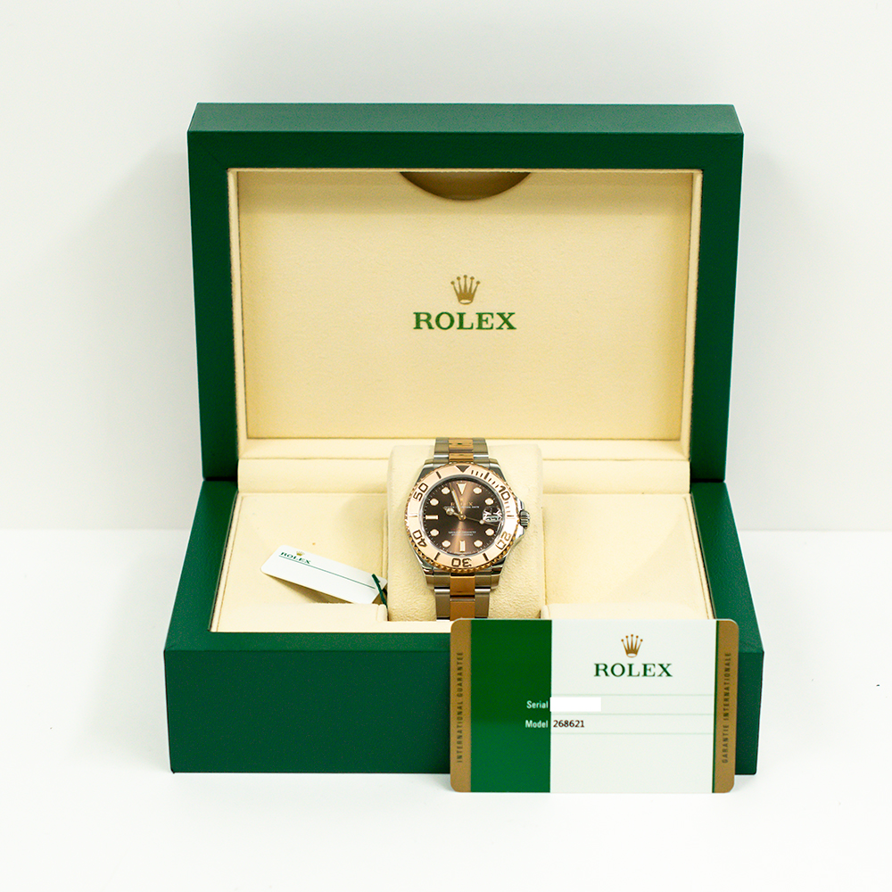 Yacht-Master Rose Gold & Steel Brown Dial 37mm Product Image 11