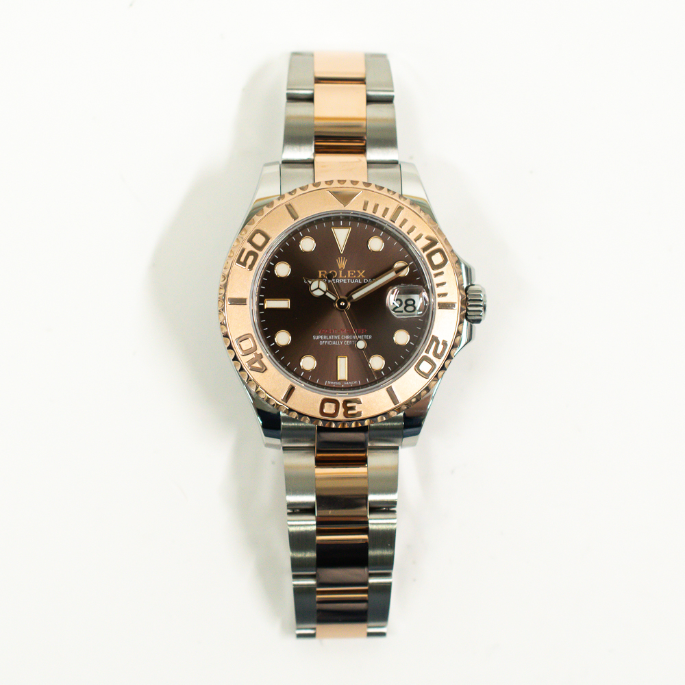 Yacht-Master Rose Gold & Steel Brown Dial 37mm Product Image 1