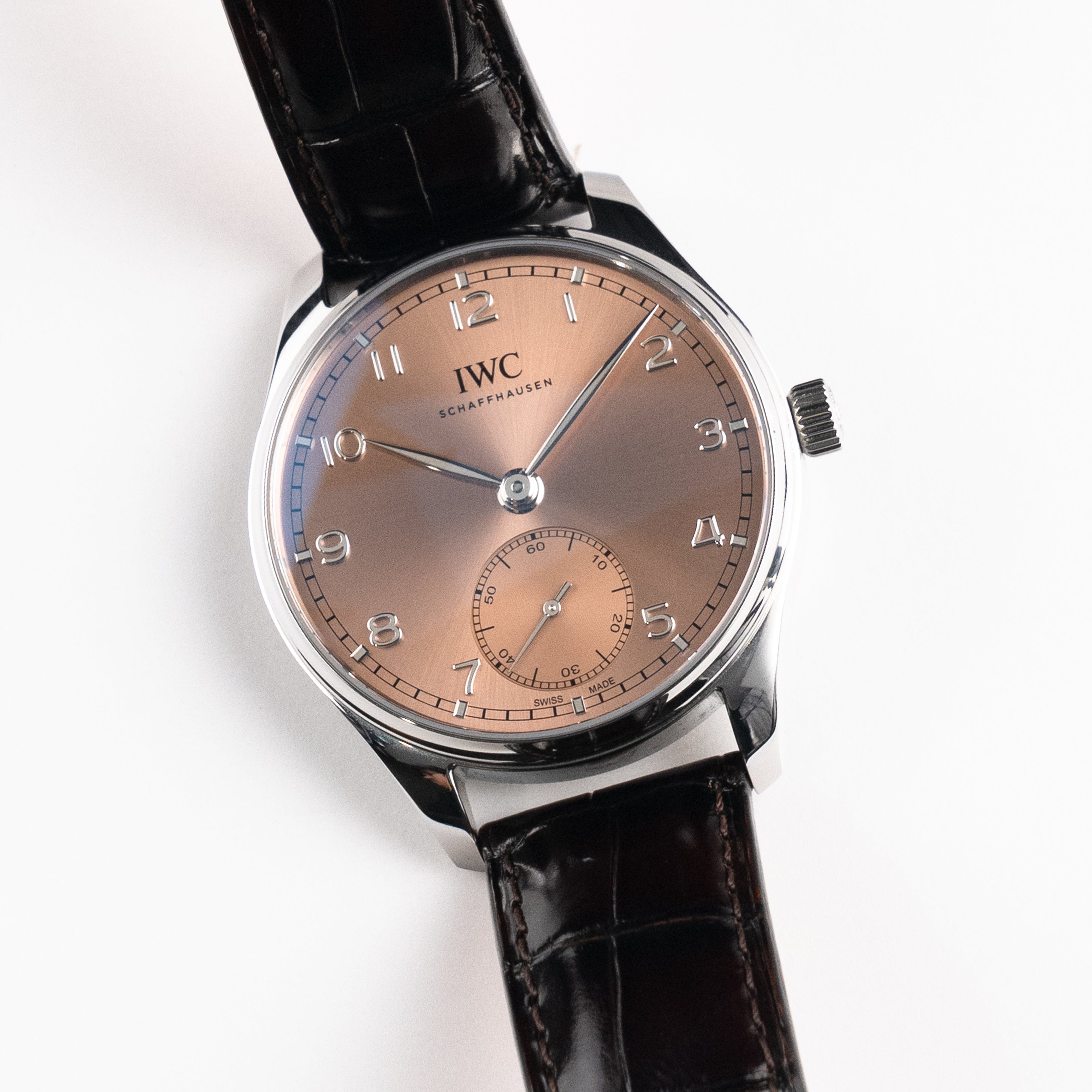 Portugieser Steel Salmon Dial 40mm Product Image 1