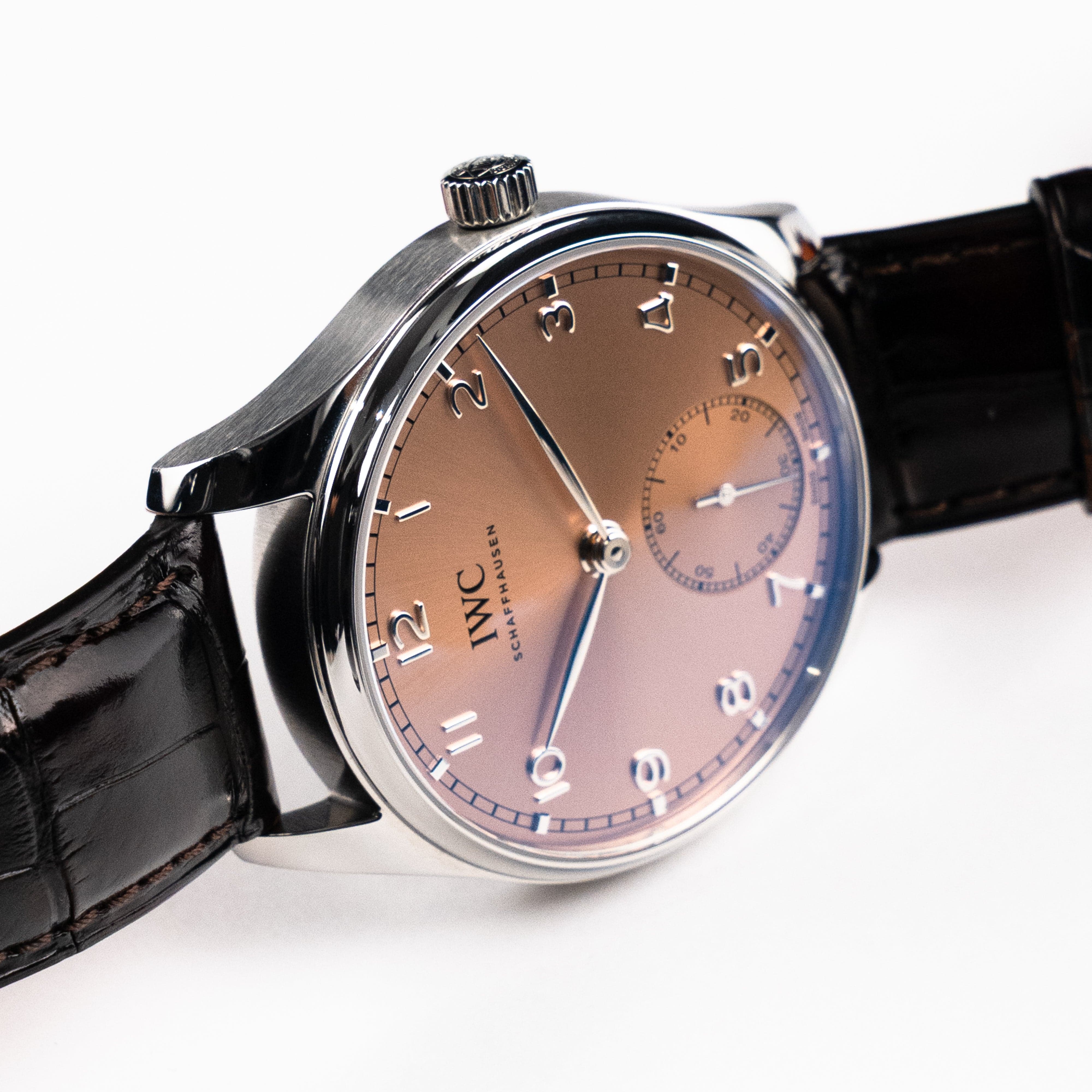 Portugieser Steel Salmon Dial 40mm Product Image 2