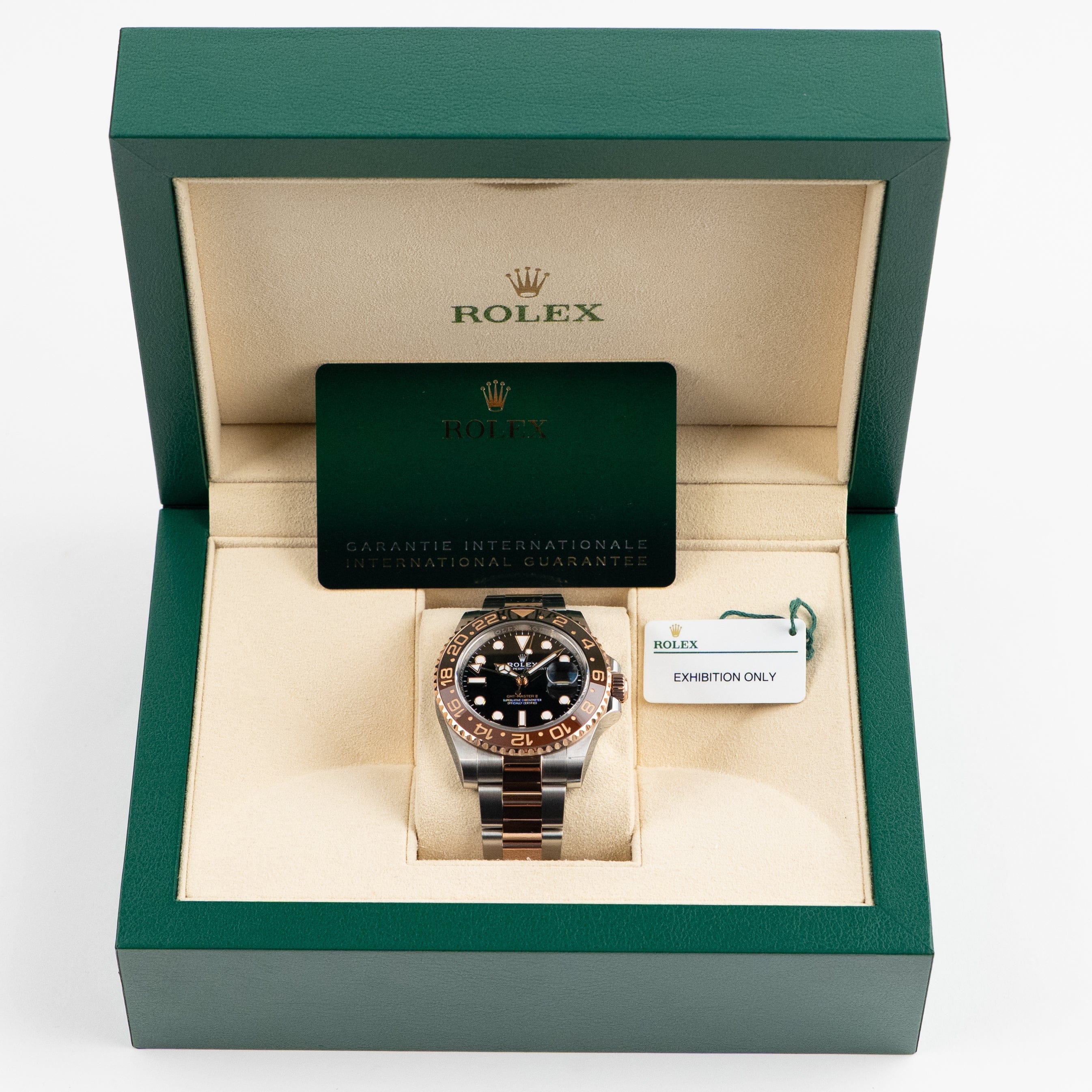 GMT-Master II "Rootbeer" Rose Gold & Steel Black Dial 40mm Product Image 10