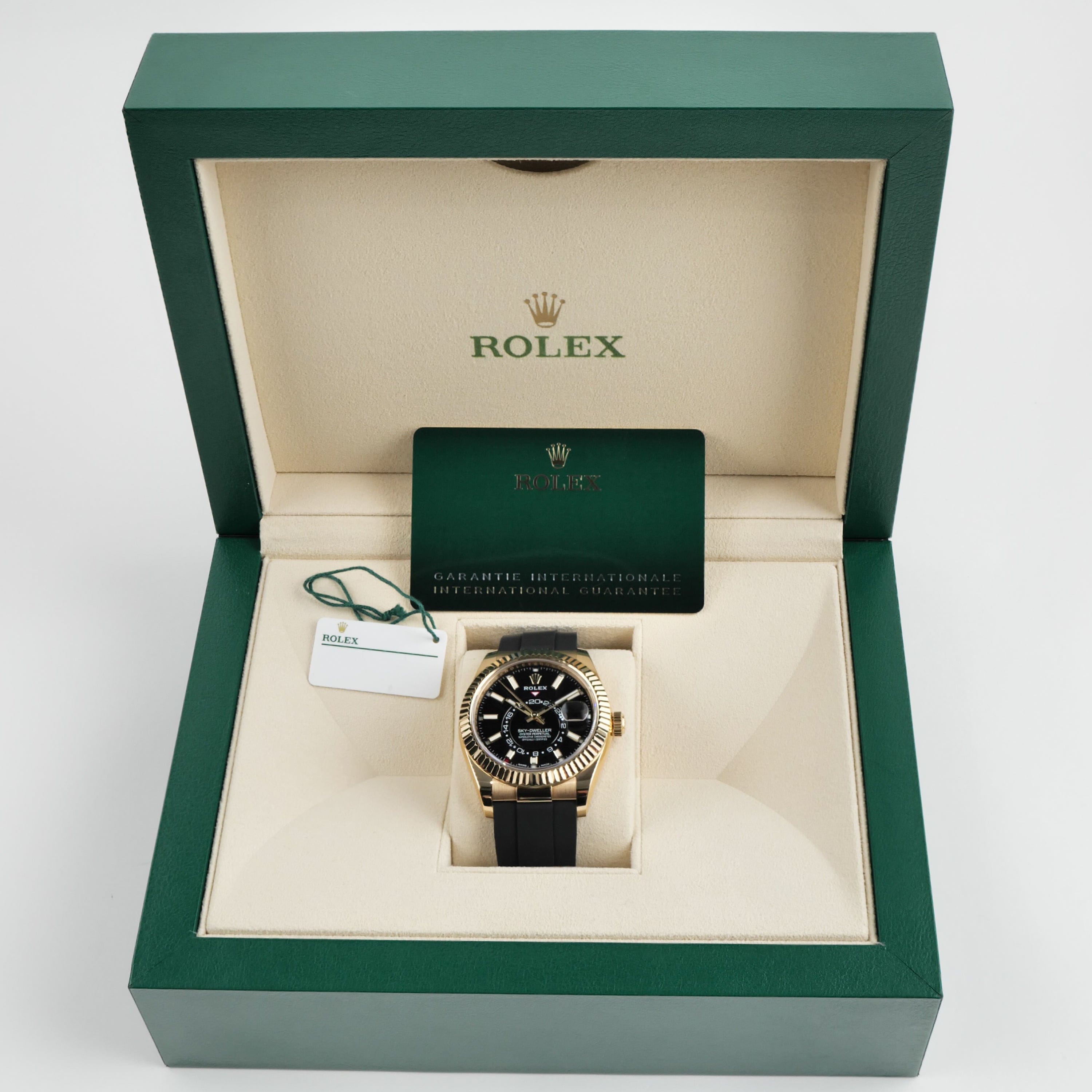 Rolex Sky-Dweller Rose Gold Oysterflex Brown Dial 42mm 336235-0002
