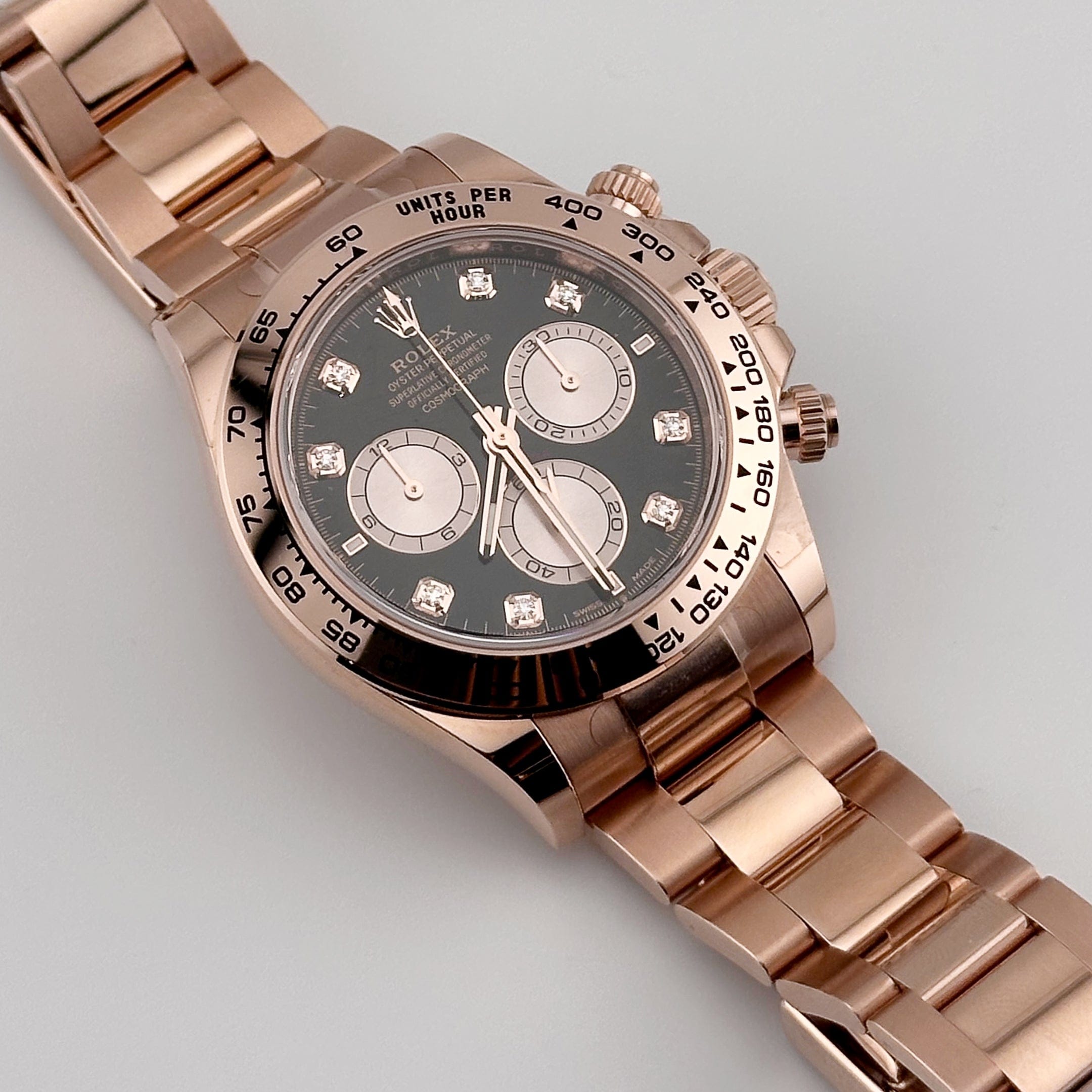Rolex Daytona Rose Gold Black Dial 40mm 126505-0002 - Make an