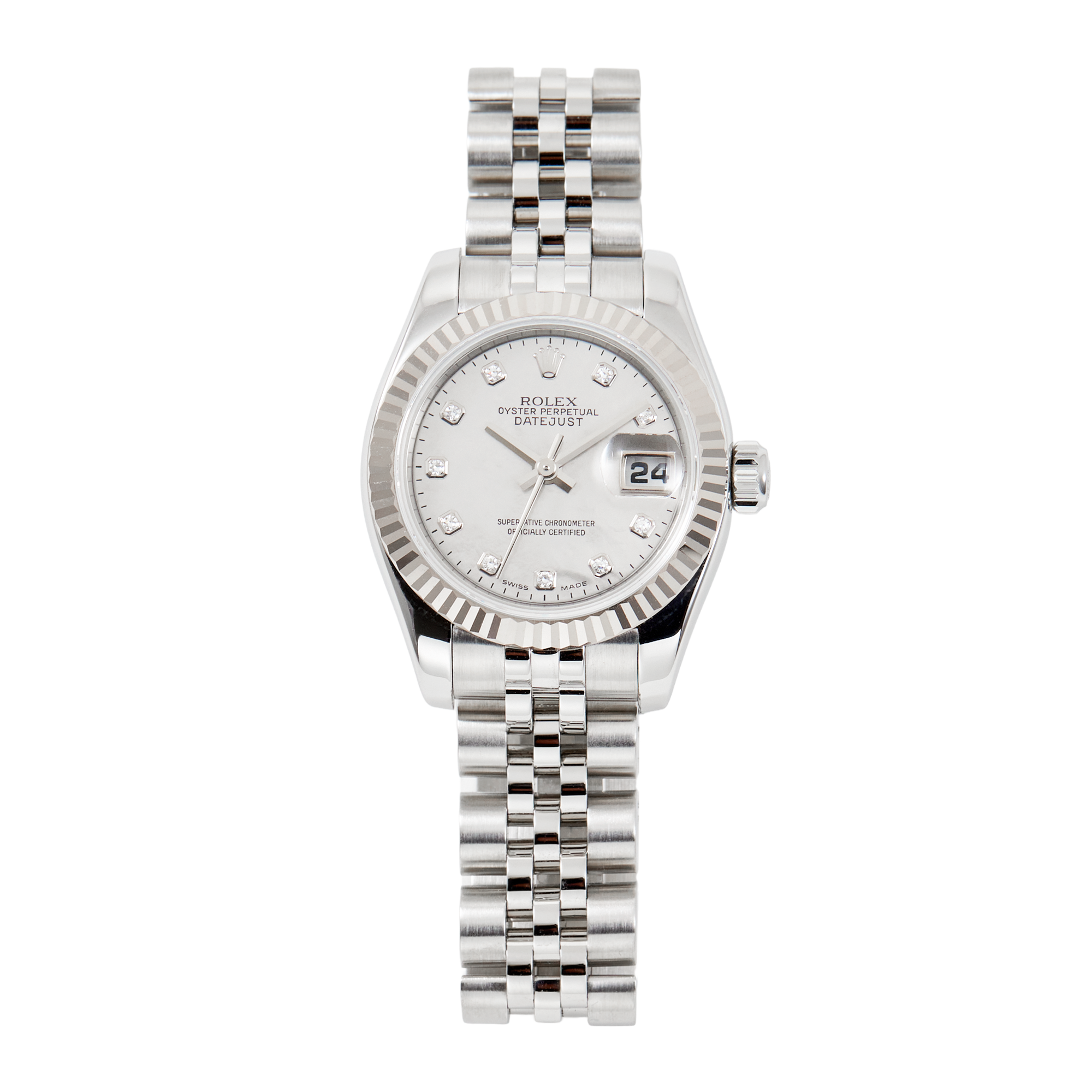 Rolex Lady-Datejust Rose Gold & Steel Jubilee Pink Dial 26mm