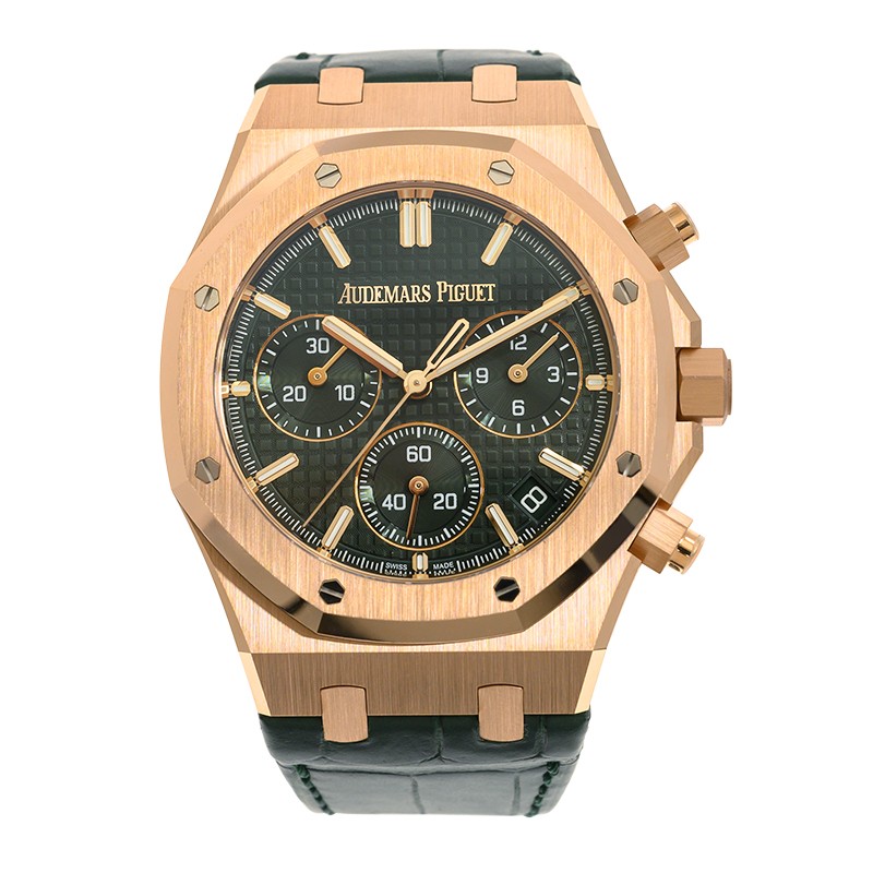 Royal Oak Chronograph Rose Gold Green Dial 41mm Product Image 1