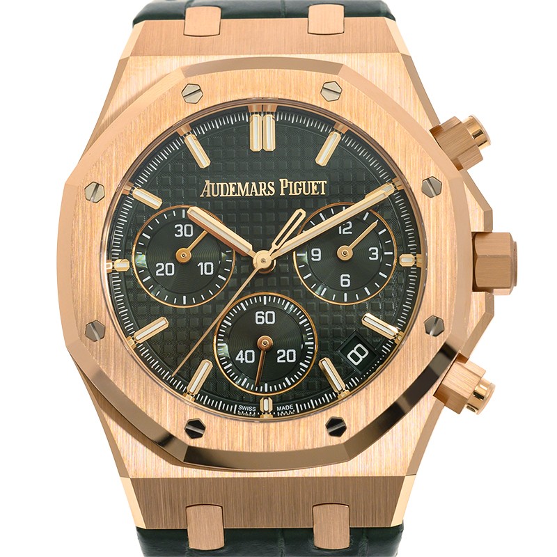 Royal Oak Chronograph Rose Gold Green Dial 41mm Product Image 3