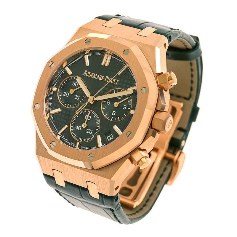 Royal Oak Chronograph Rose Gold Green Dial 41mm Product Image 2