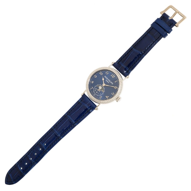 Complications Moonphase White Gold Diamond Blue Dial 33mm Product Image 3