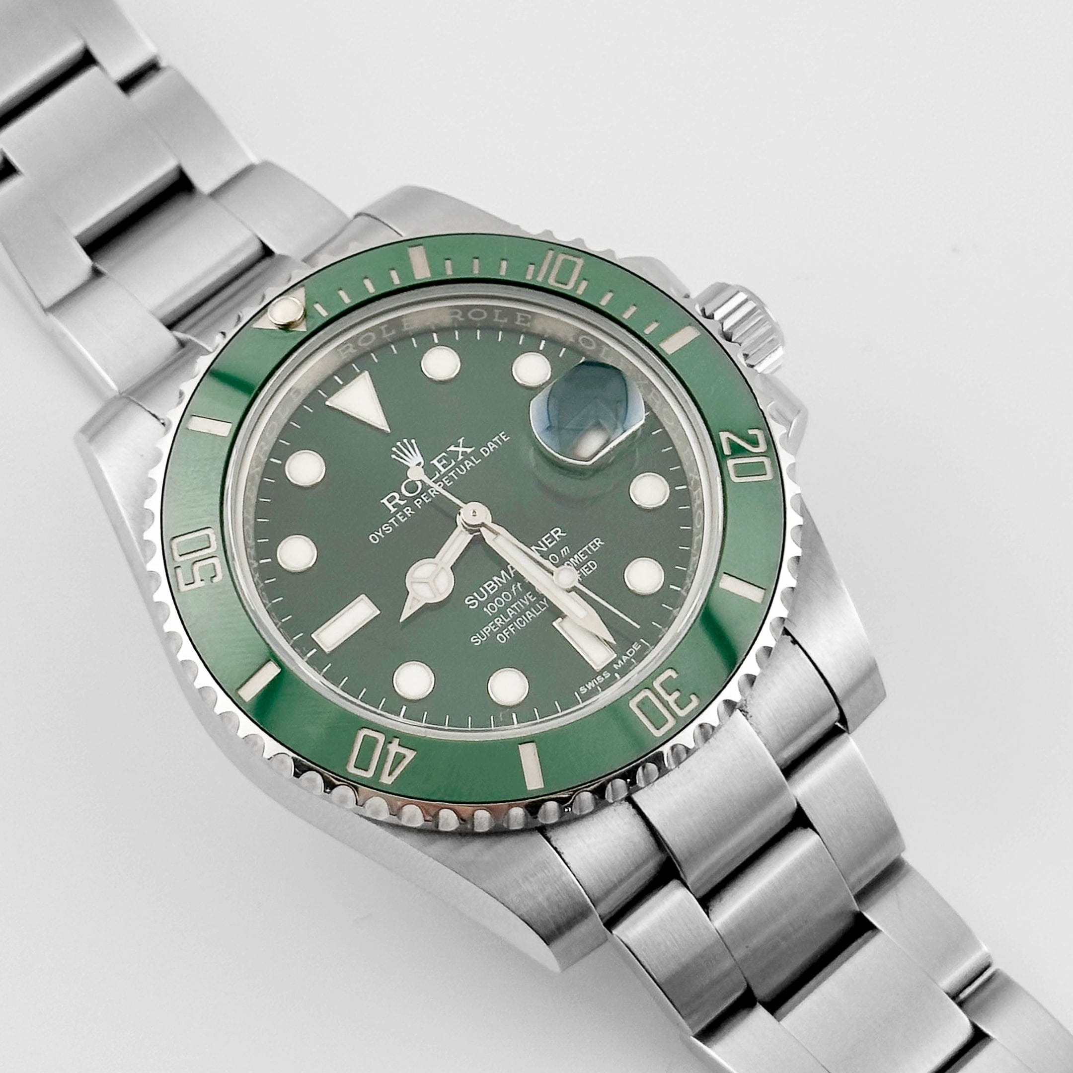 Submariner Date Steel Green Dial "Hulk" 40mm Product Image 1