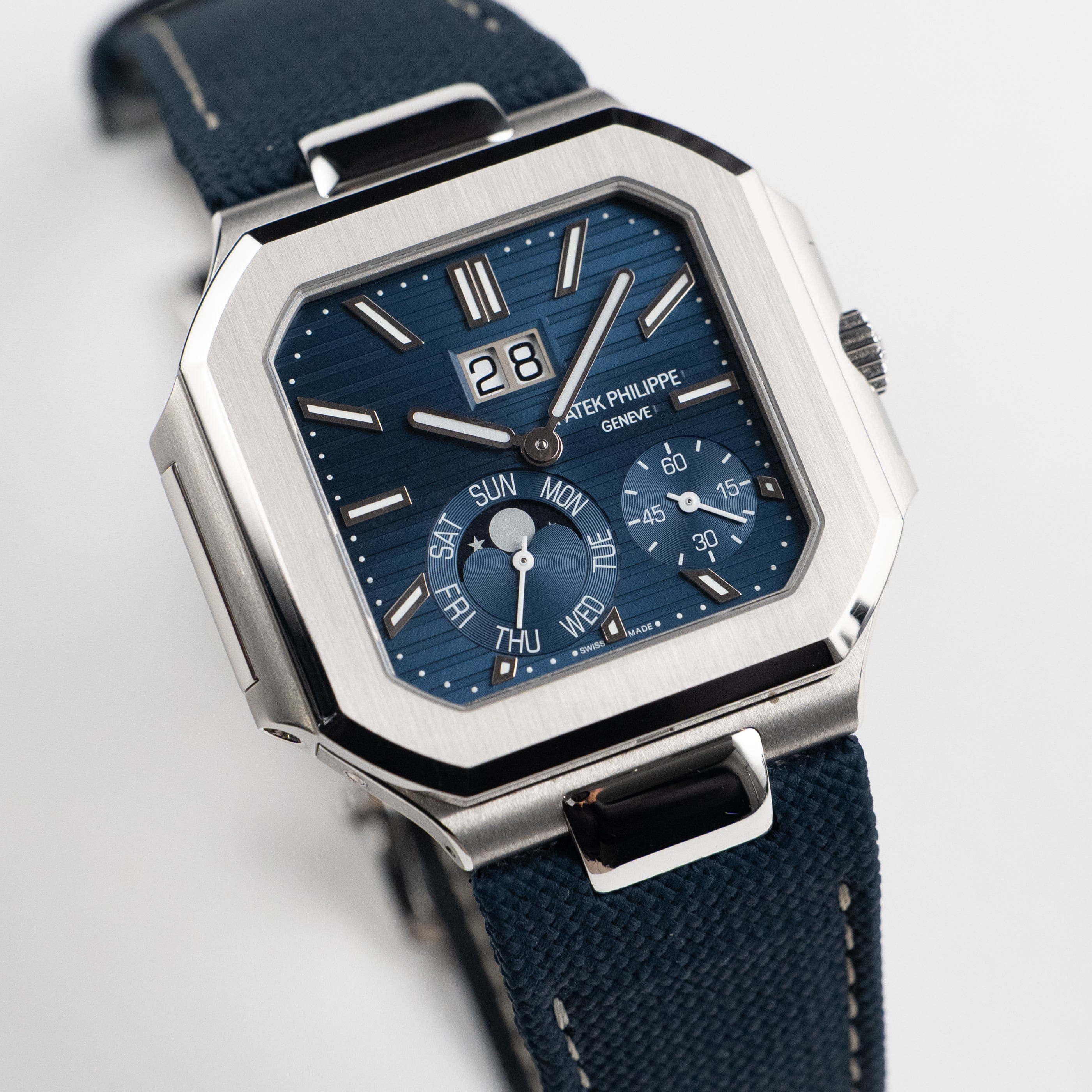 Cubitus Instantaneous Grand Date Platinum Blue Dial 45mm Product Image 1