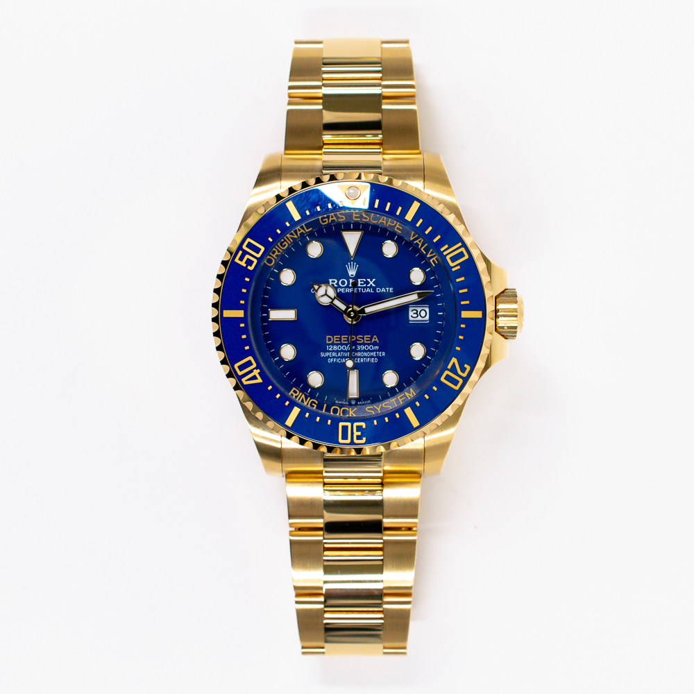 Sea-Dweller Deepsea Yellow Gold Blue Dial 44mm Product Image 1
