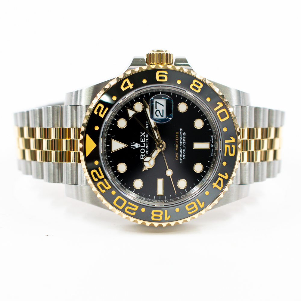 GMT-Master II Yellow Gold & Steel Jubilee Black Dial 40mm Product Image 2