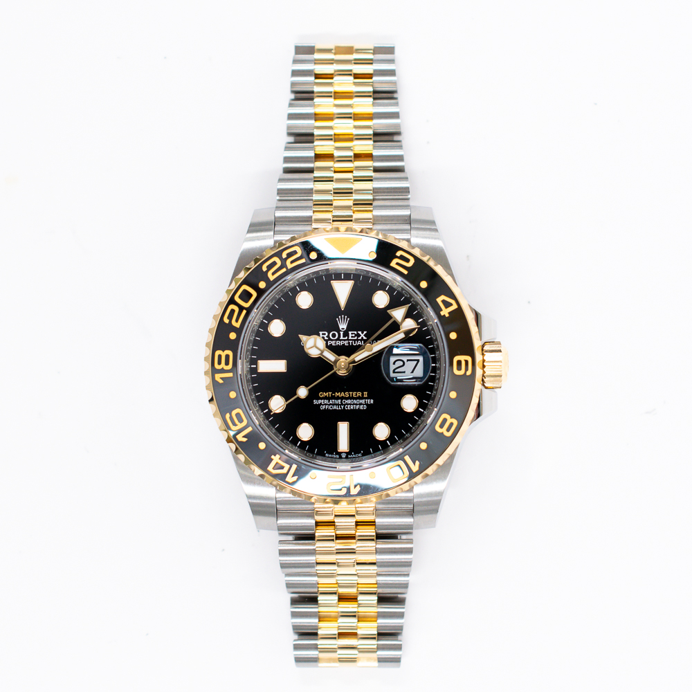 GMT-Master II Yellow Gold & Steel Jubilee Black Dial 40mm Product Image 1