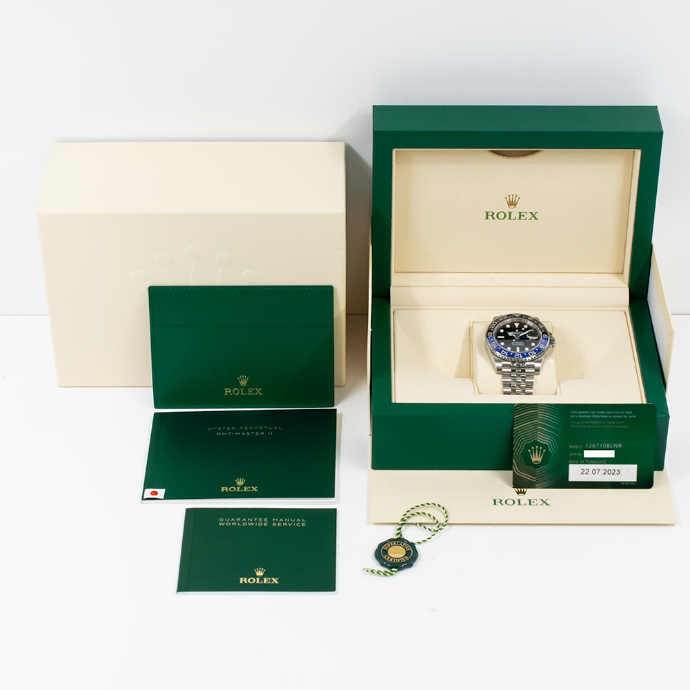 GMT-Master II Steel Jubilee Black Dial "Batgirl" 40mm Product Image 10