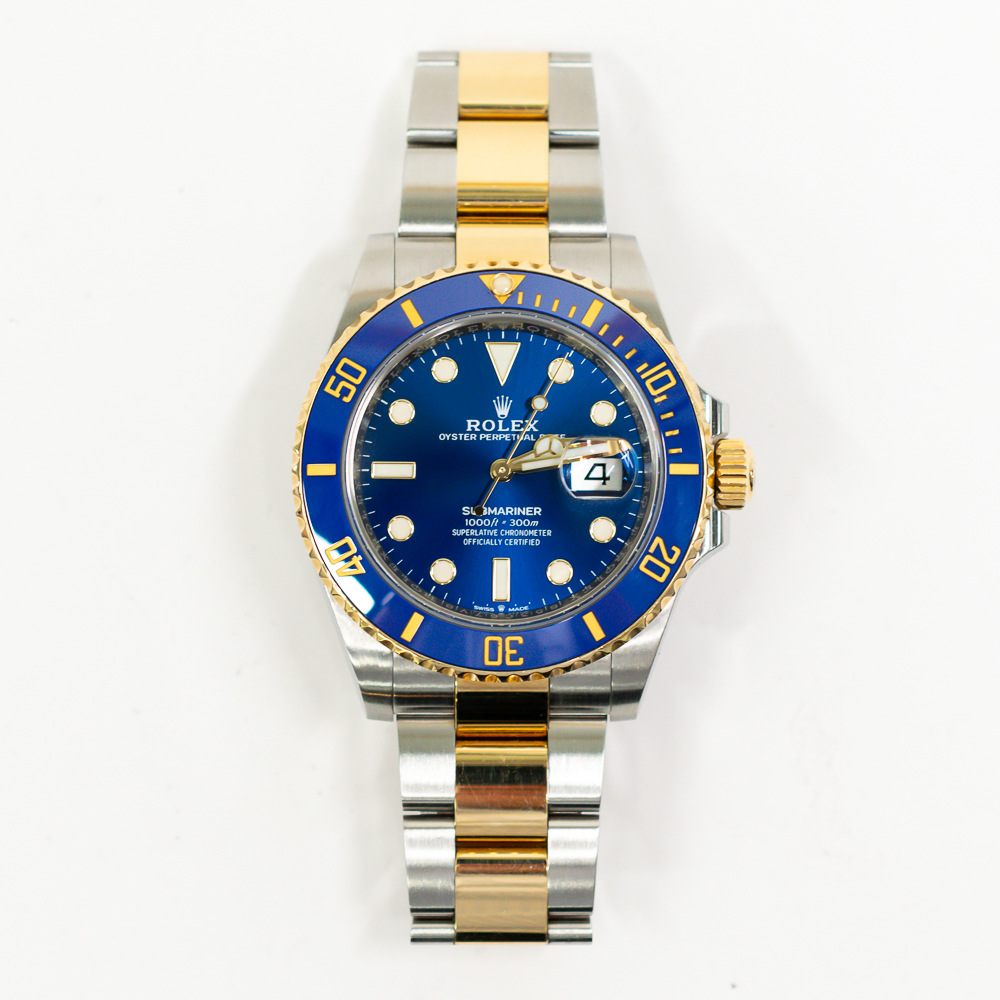 Submariner Date Yellow Gold & Steel Blue Dial 41mm Product Image 1