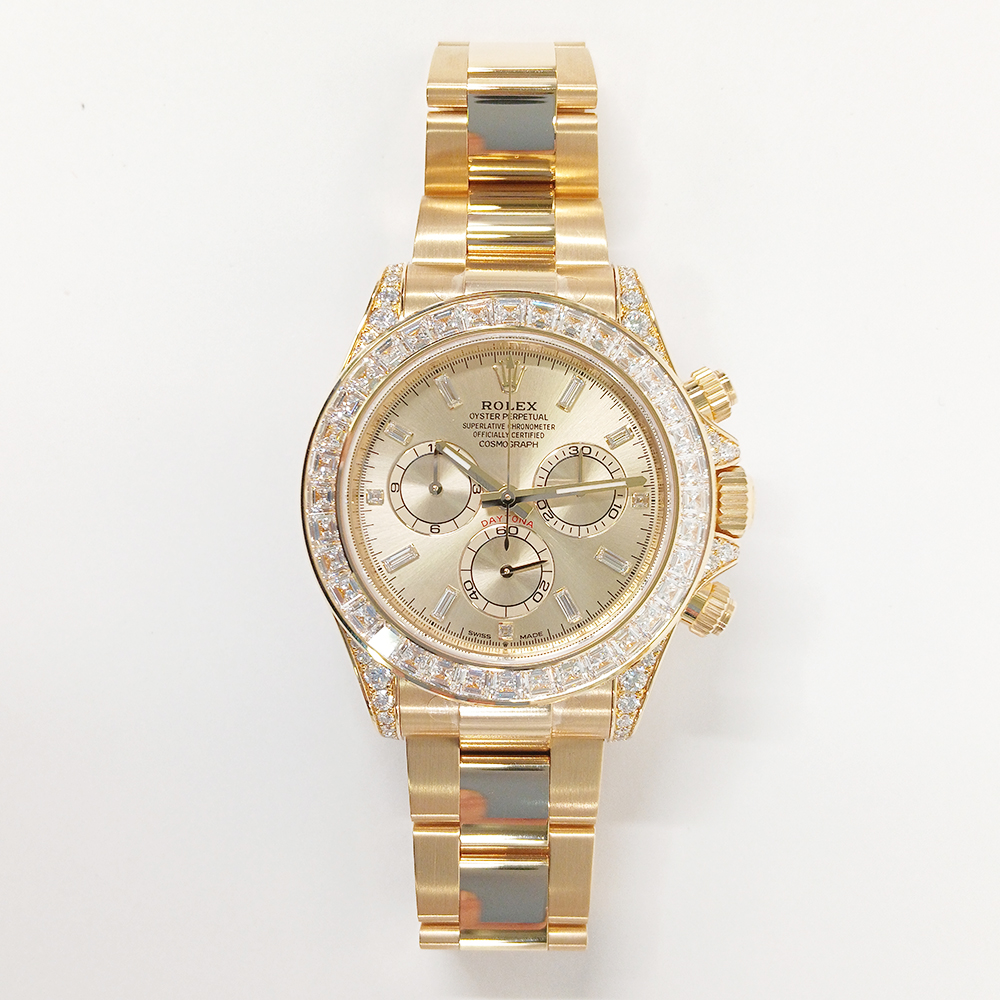 Daytona Yellow Gold Diamond Champagne Dial 40mm Product Image 1