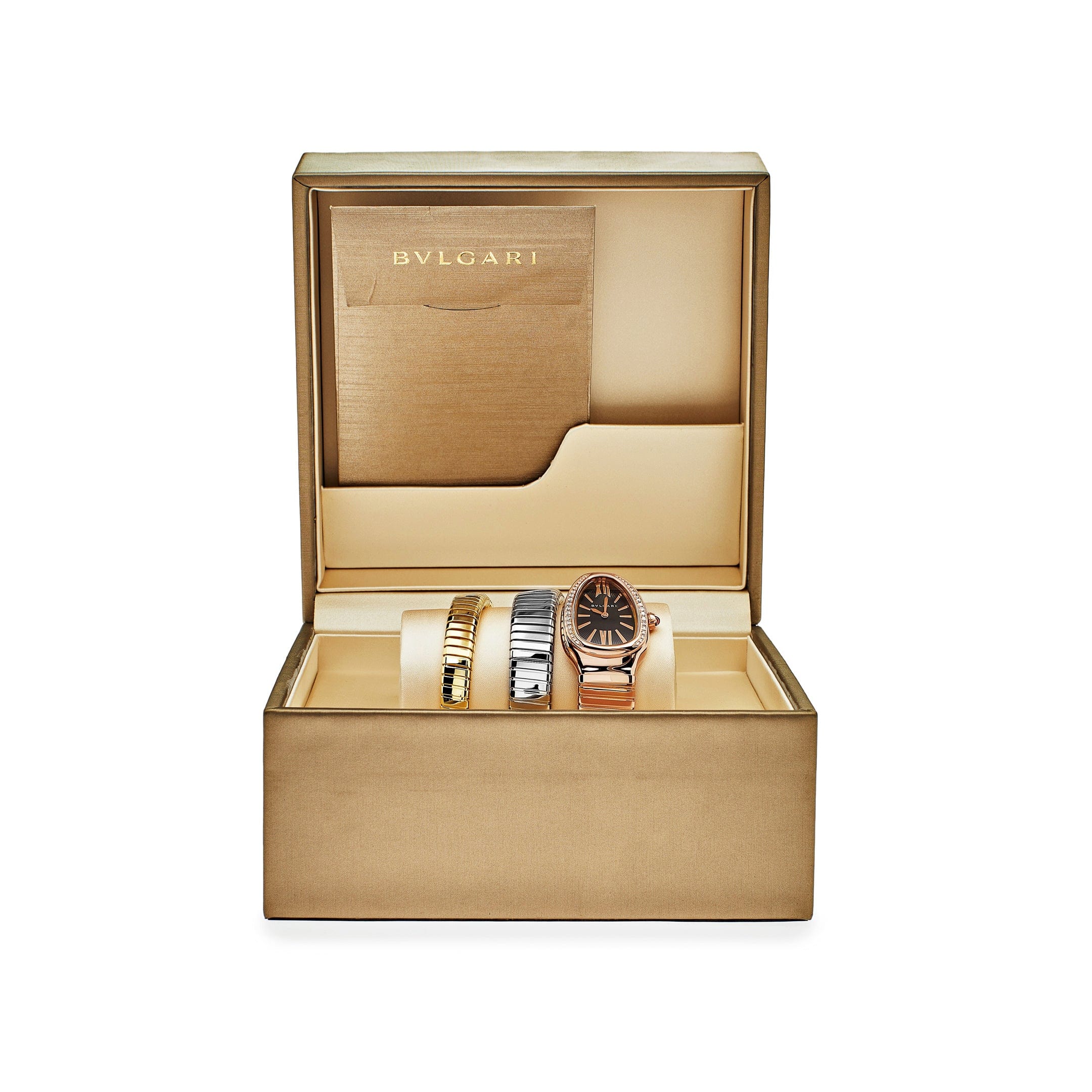 Serpenti Tubogas Three-Tone Double Spiral Black Dial 35mm Product Image 4