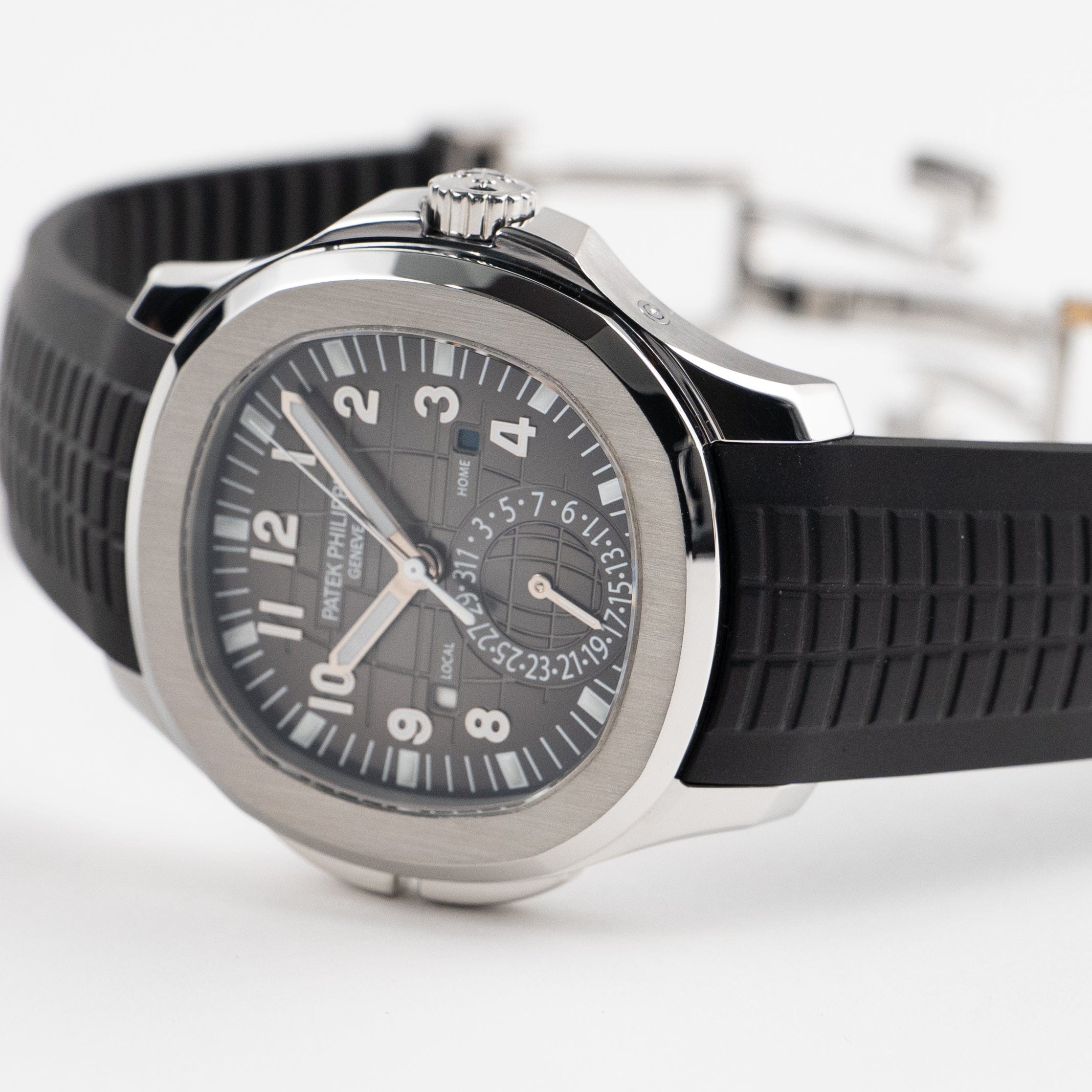 Aquanaut Travel Time Steel Black Dial 40mm Product Image 3