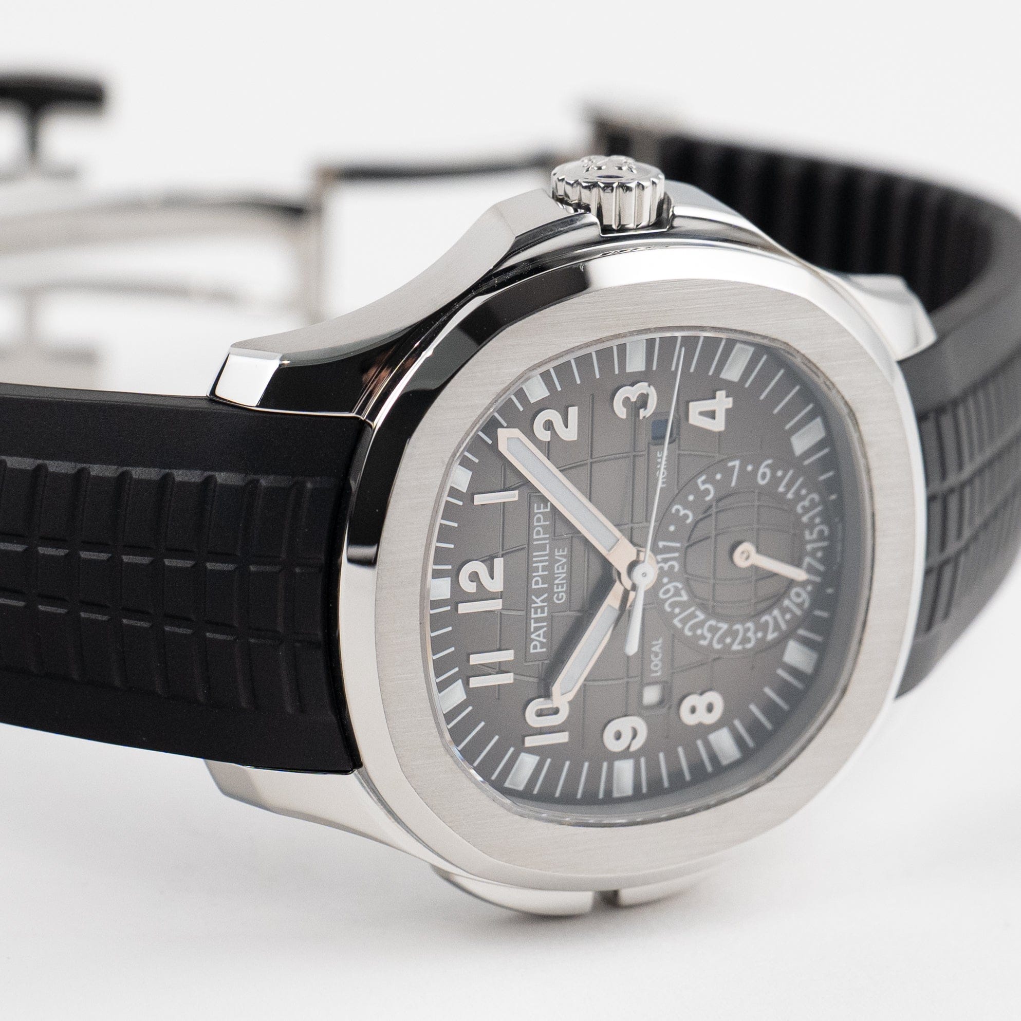Aquanaut Travel Time Steel Black Dial 40mm Product Image 2